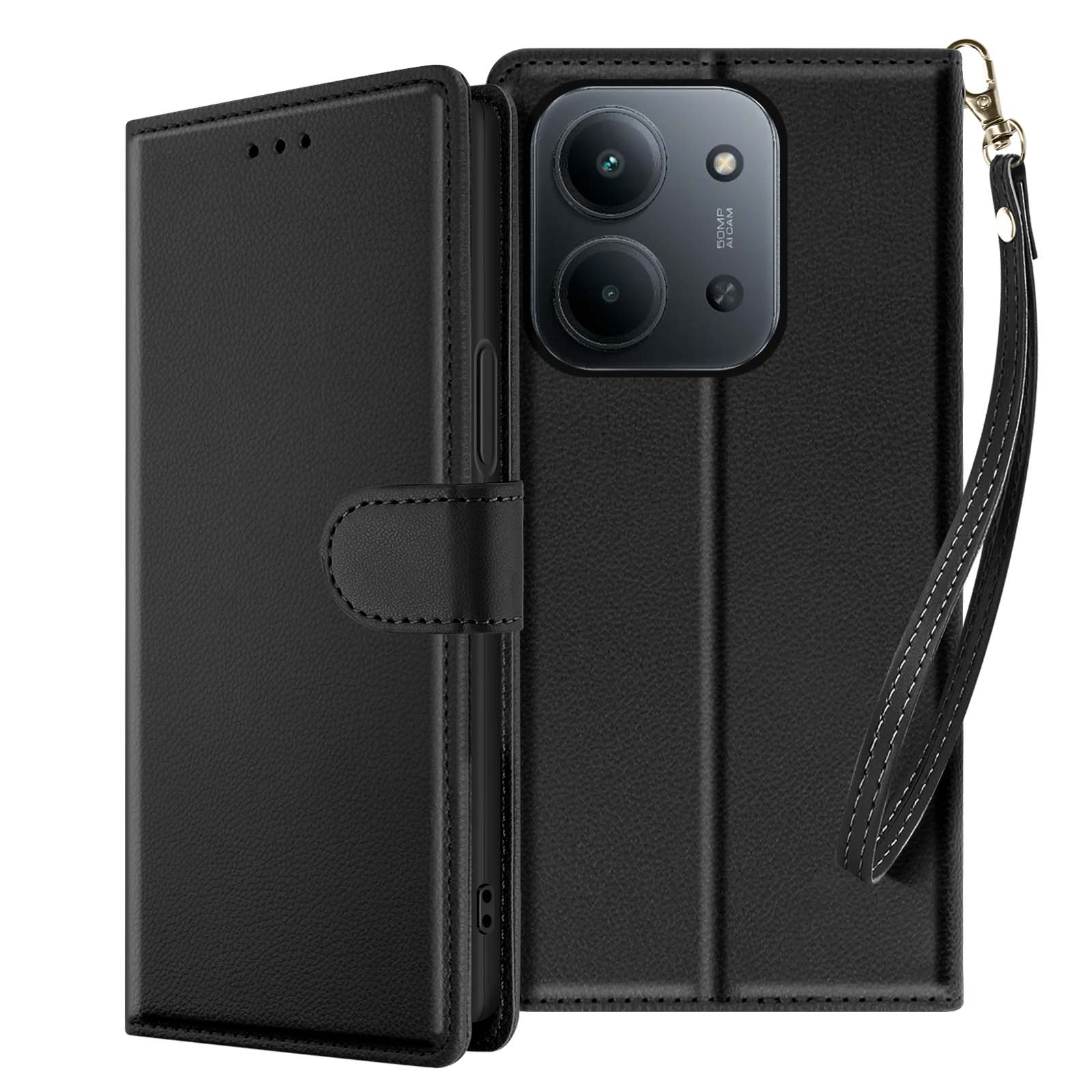 Coque Portefeuille Magnétique Pour Xiaomi Redmi 15C 5G – Protection Complète Avec Support Rabattable Et Emplacements Cartes
