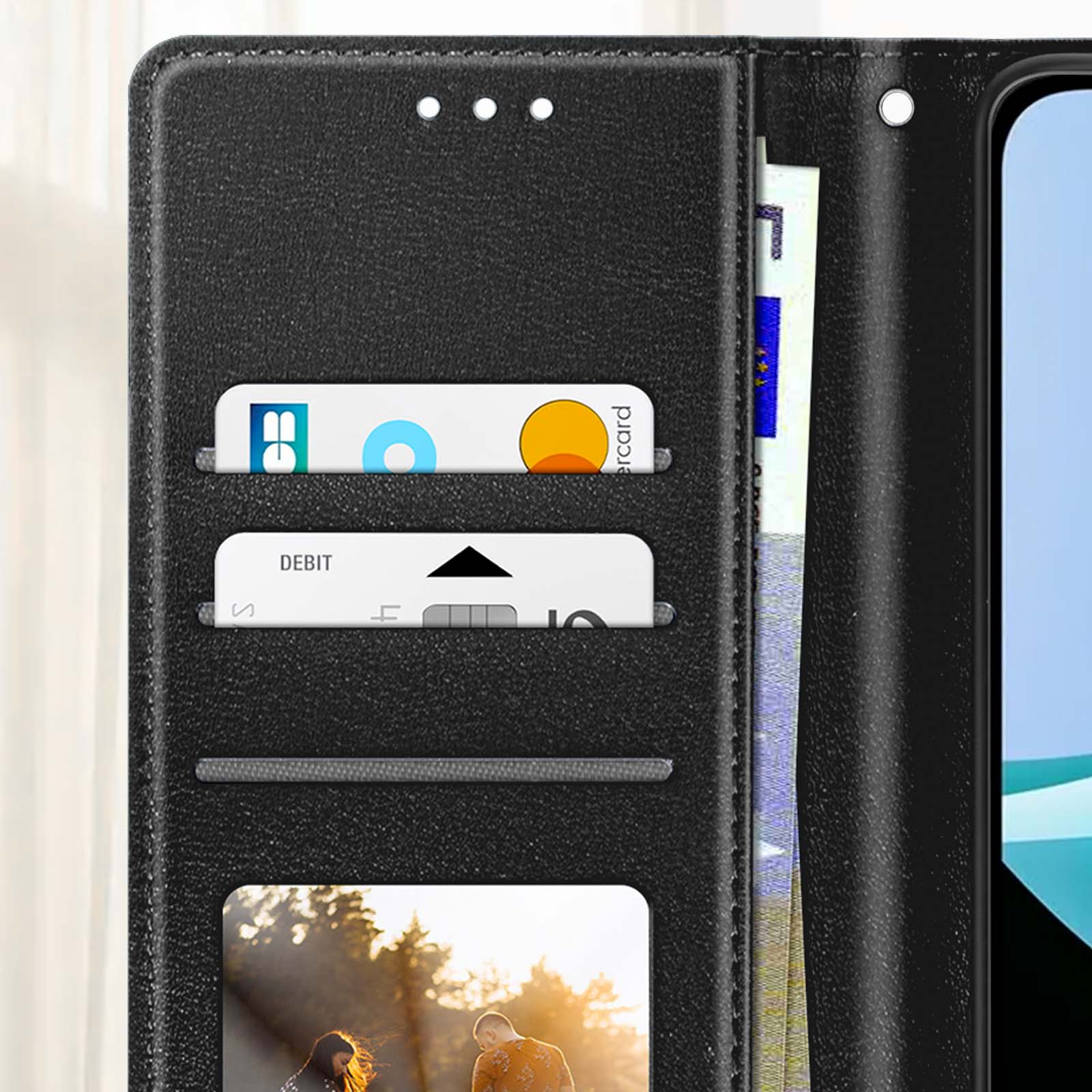 Étui Portefeuille Pour Xiaomi Redmi 15C 5G – Style Papillon Magnétique Avec Support Intégré