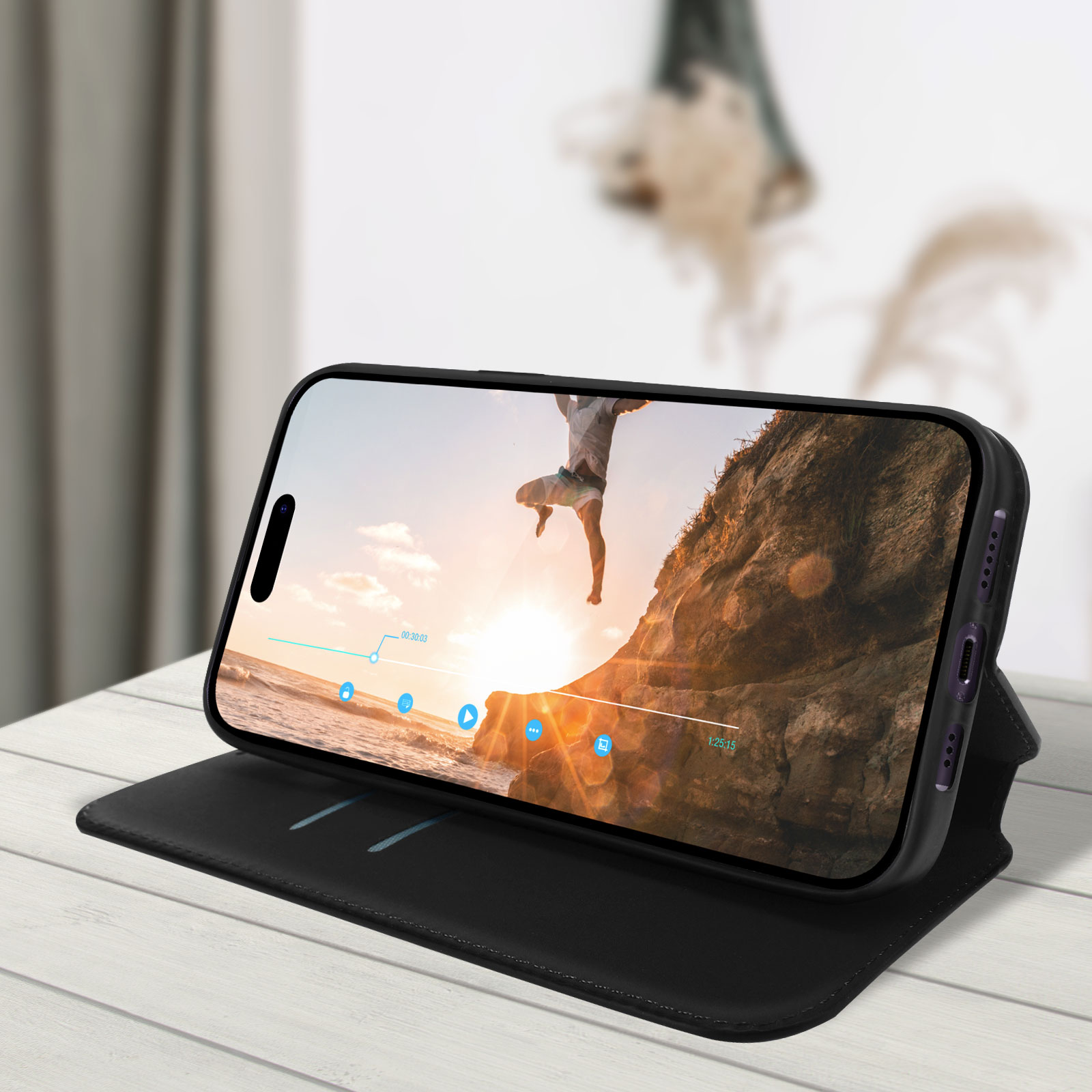 étui Avec Cordon Collier Housse IPhone 14 Pro Max Avec Sangle Et