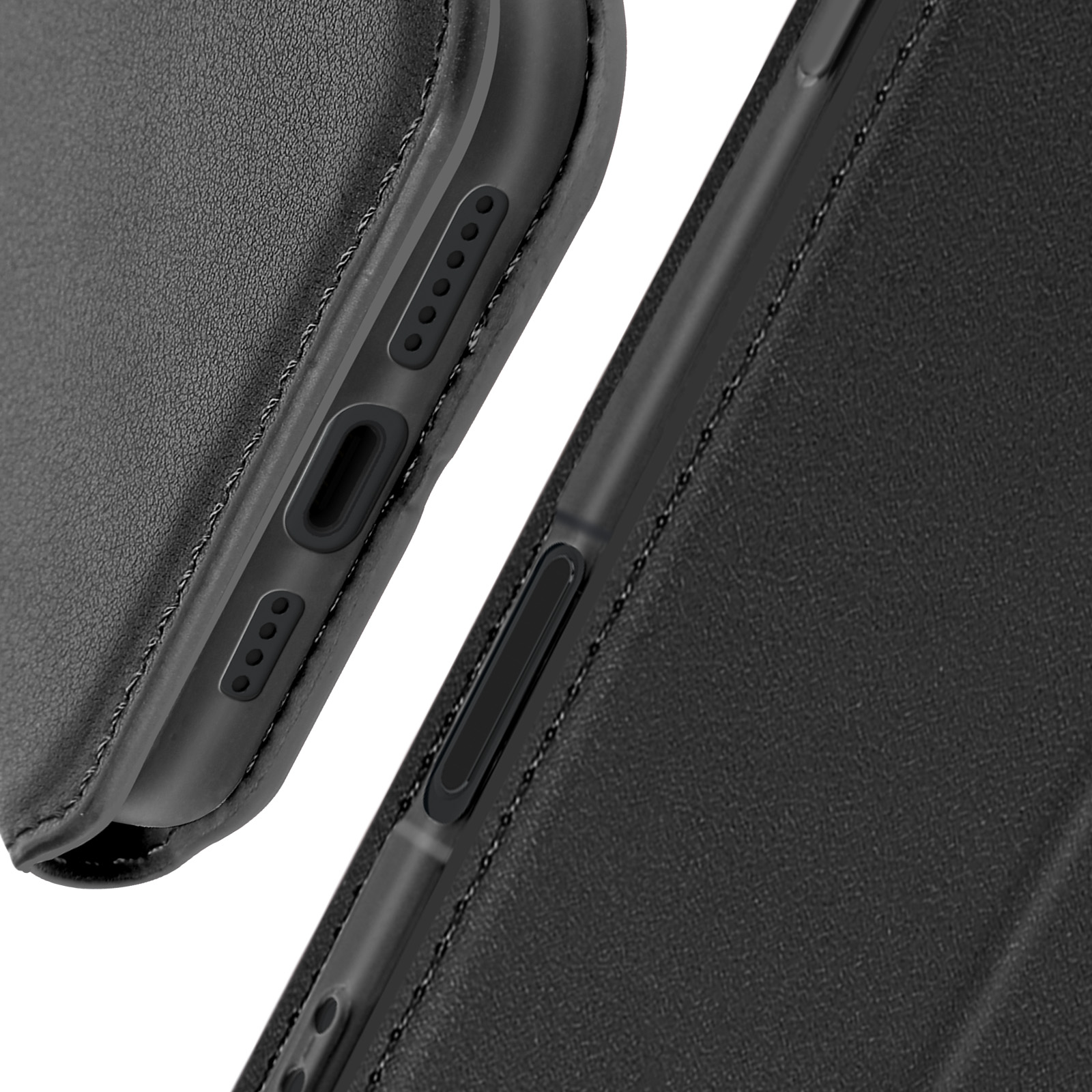 Encased SlimShield Custodia IPhone 16 Con Portafoglio Magnetico Staccabile - MagSafe, Nero - 2
