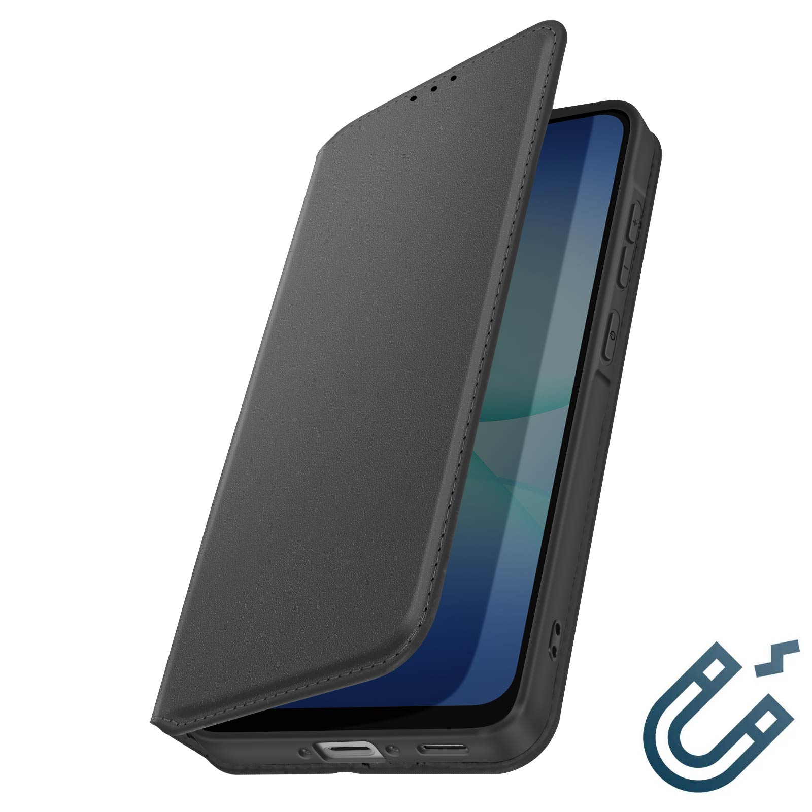 Coque Livre à Clapet Pour Oppo A17 4G - Rouge - Protection Complète