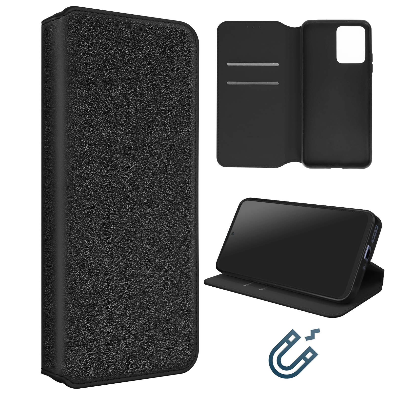 Cover Per Xiaomi Redmi Note 12 Pro 5G | Custodia Morbida In TPU Nero, Antiurto, Bordi Rialzati Per Fotocamera E Schermo