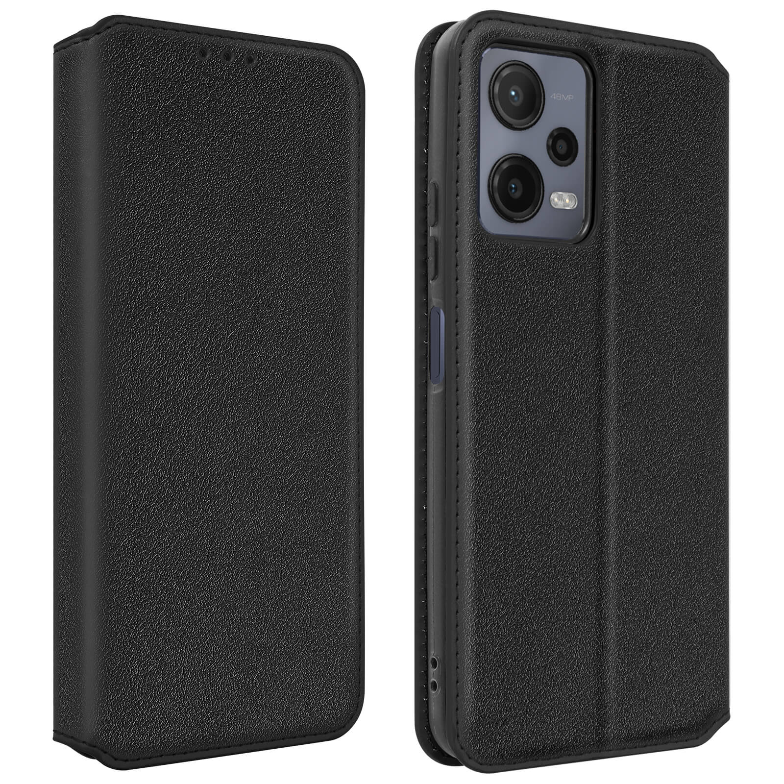 Custodia Portafoglio In Pelle PU Per Xiaomi Redmi Note 12 5G / Poco X5 5G | Con Slot Carte E Chiusura Magnetica - 2
