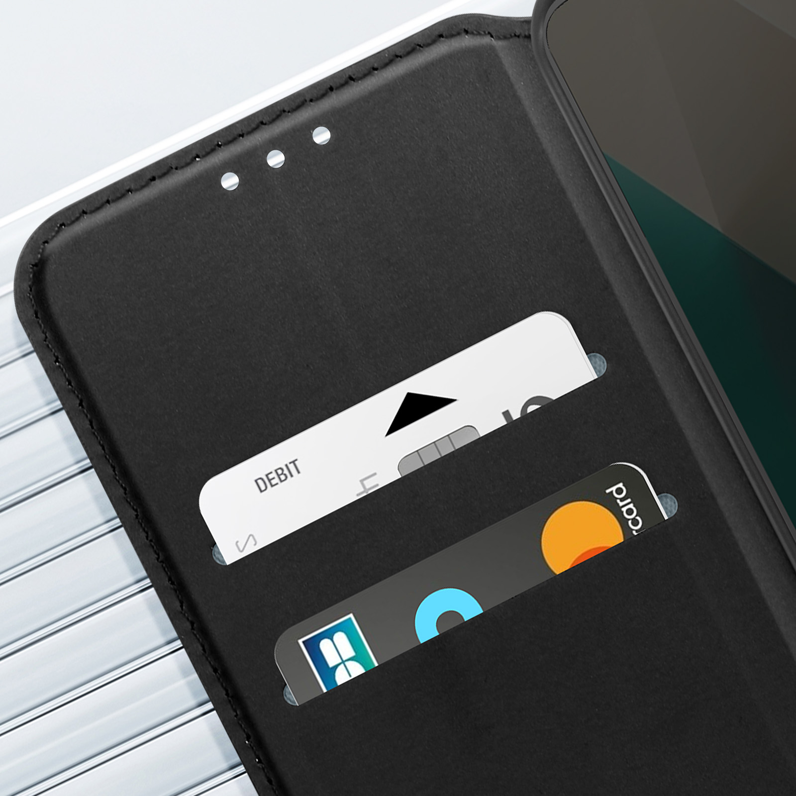 Coque Livre (bookstyle) à Rabat Pour Xiaomi Redmi Note 9 5G / Note 9T - Noire - Neuf