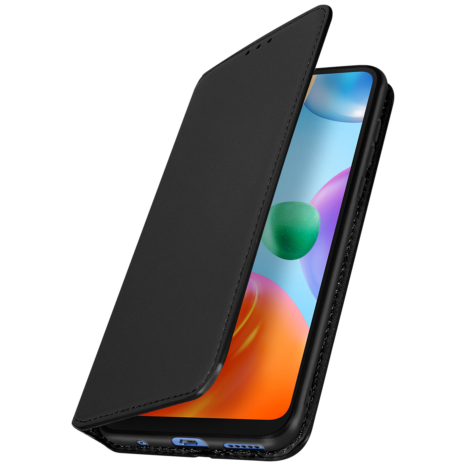 DESSEN Trasparente Opaca Custodia per Xiaomi Redmi 10C, Cover Protettiva con Bumper Antiurto, Moda Guscio in Silicone con Finitura Anodizzata Colorata. Lavanda