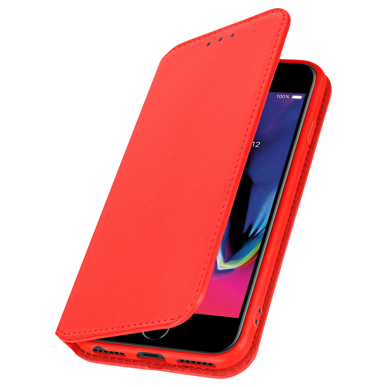 Pour Iphone 6 Plus / Iphone 6S Plus Coque, Étui à Rabat Clapet Cuir PU