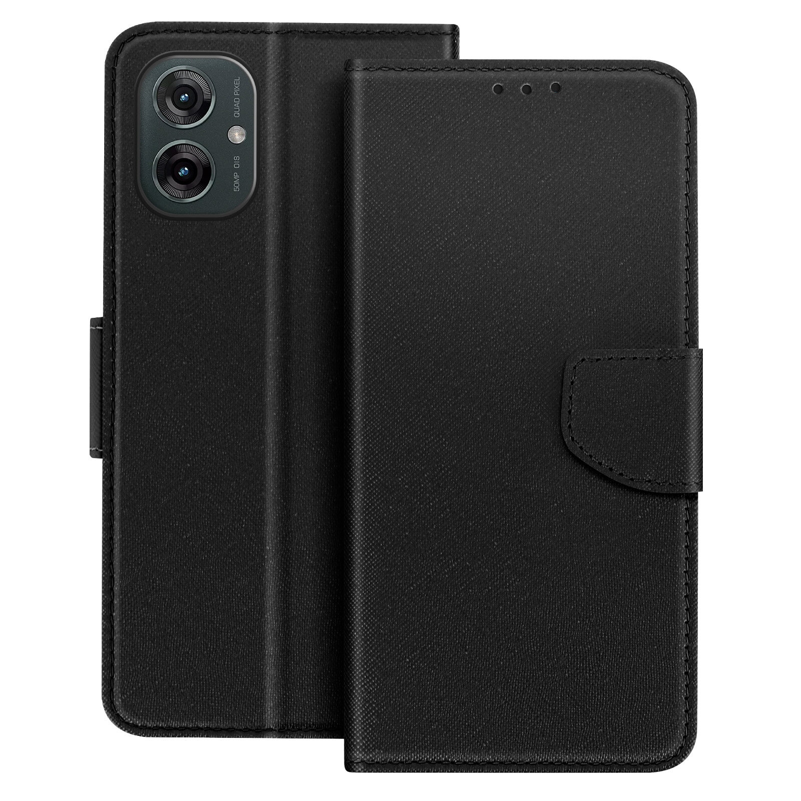 Dux Ducis Skin Pro Motorola Moto G53 Hoesje Portemonnee Zwart