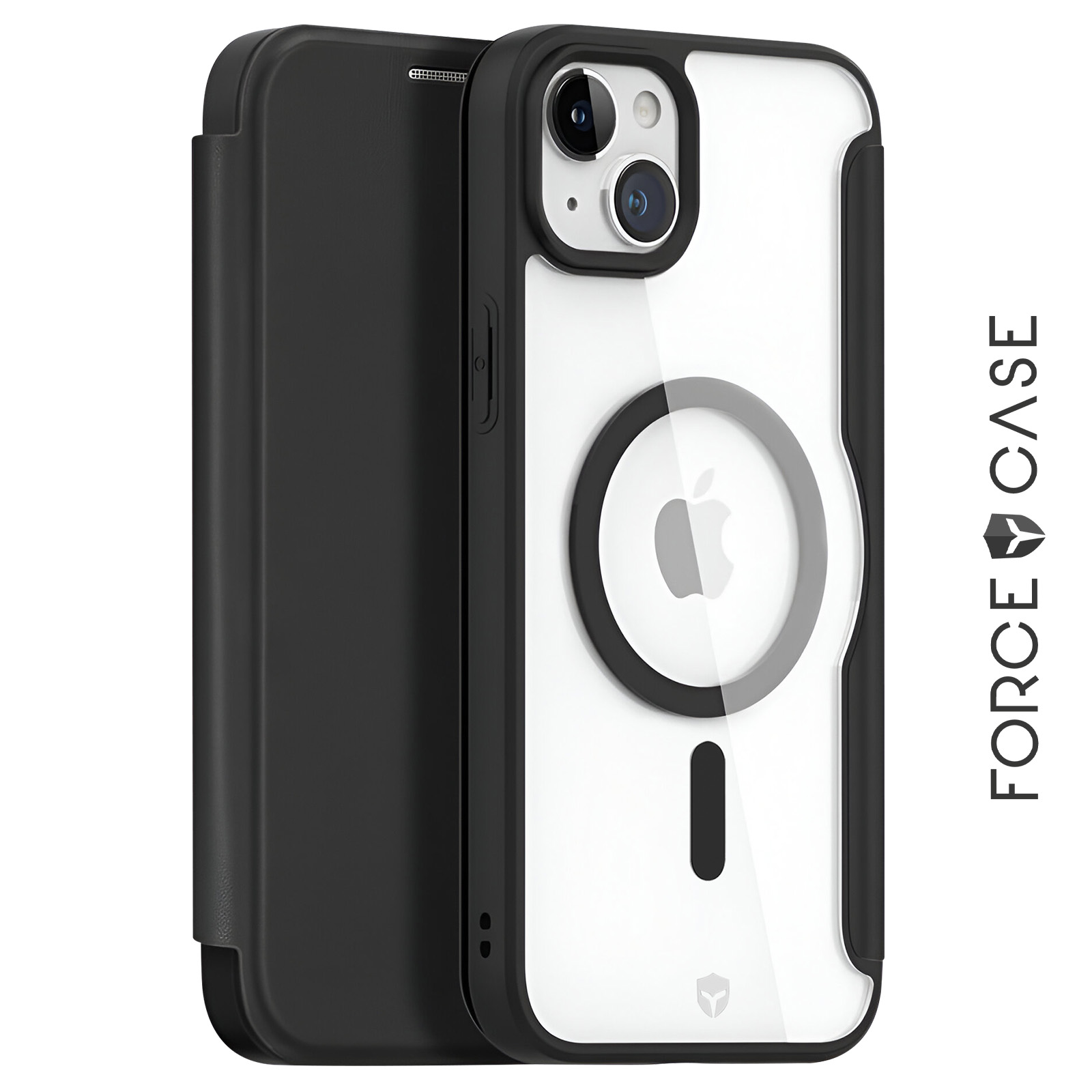 Coque iPhone 17 Compatible MagSafe Effet Cuir avec Support - Ma Coque La Réunion