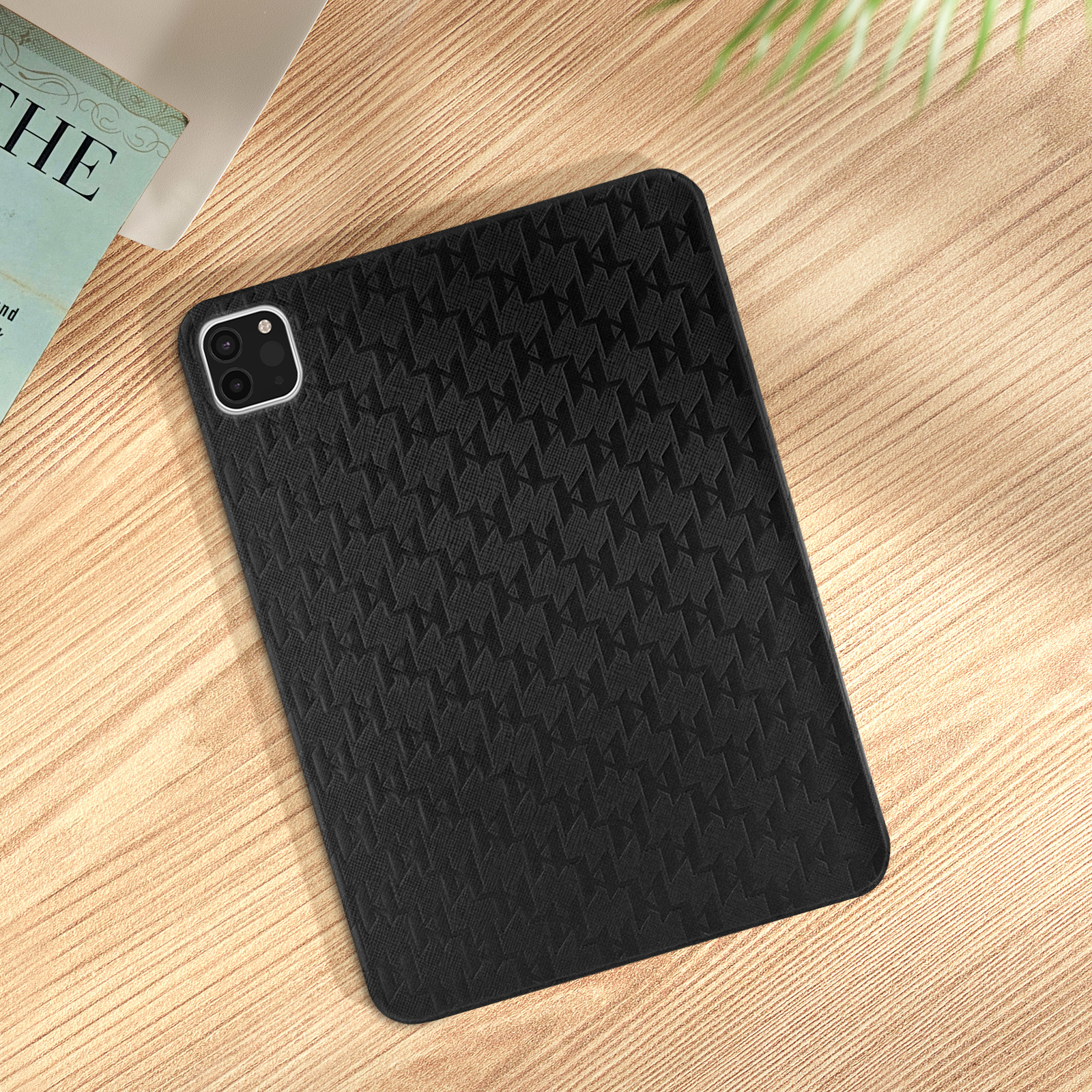 Custodia Libro Karl Lagerfeld Per IPad Air - Nero Glitterato Con Supporto Integrato - 2