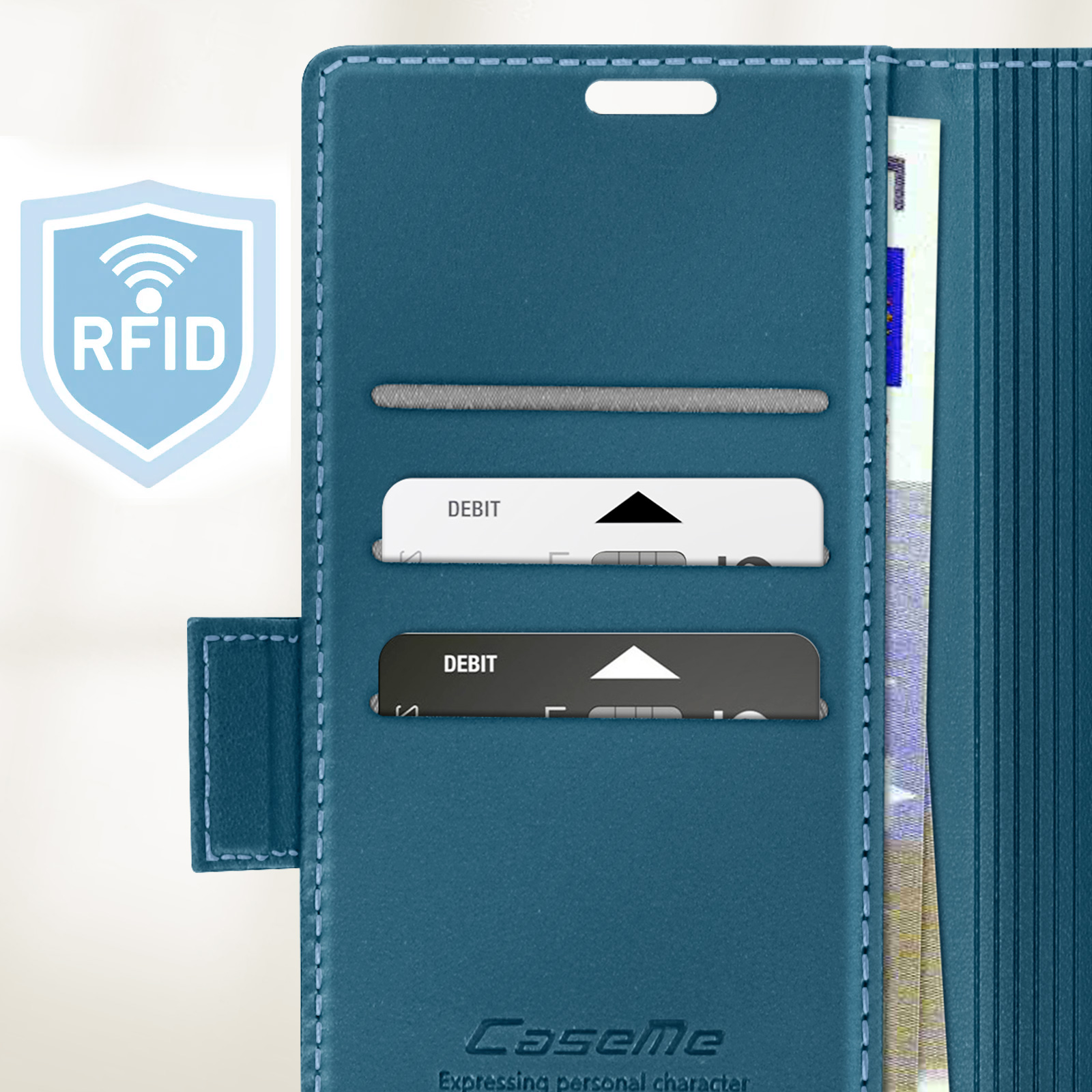 CUSTODIA PER CARTE Resistente Keep Tidy RFID Blocco Da Viaggio Sottile Leggera EUR 5,77