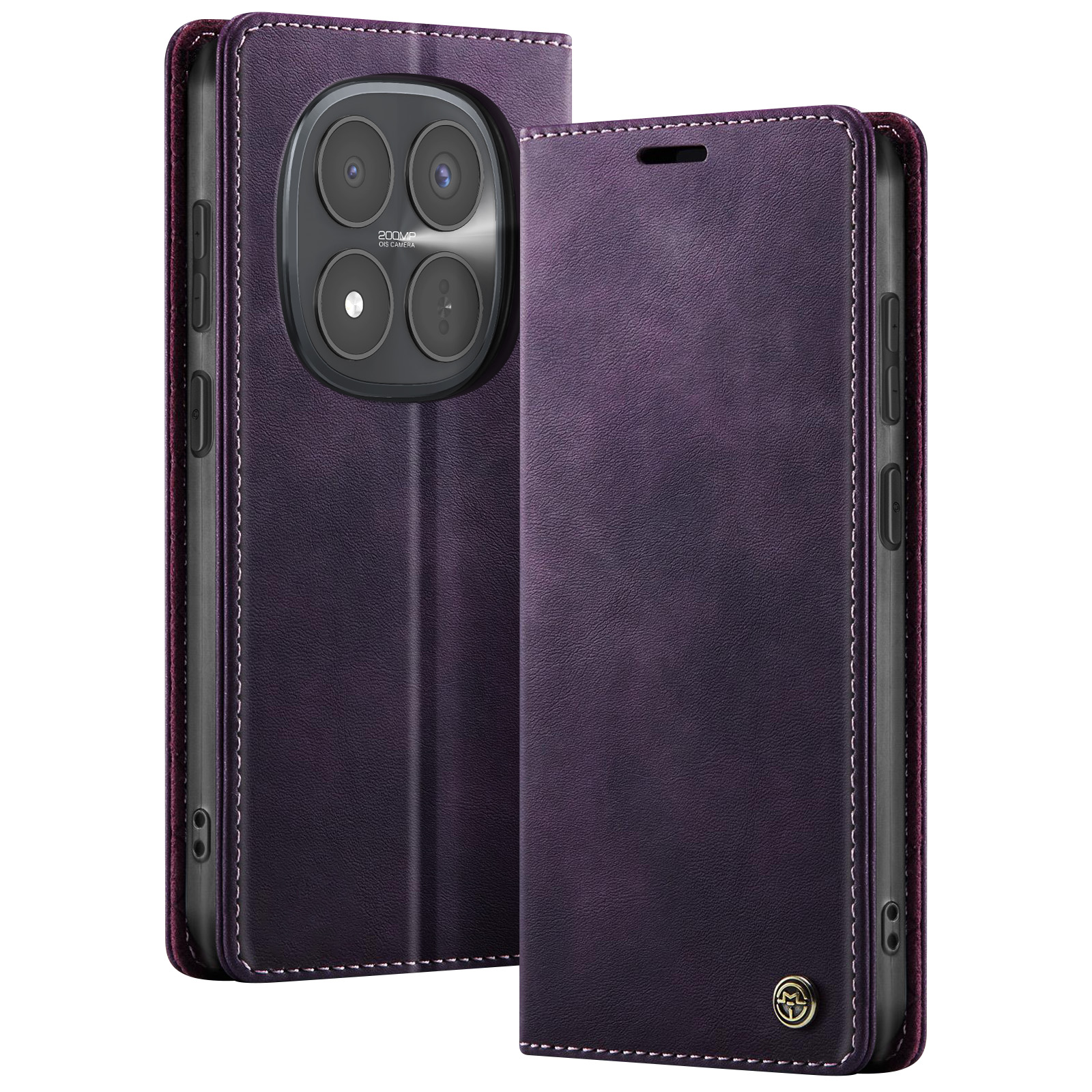 RankOne Custodia Portafoglio in Pelle per Redmi 10 5G (6.58 Inches