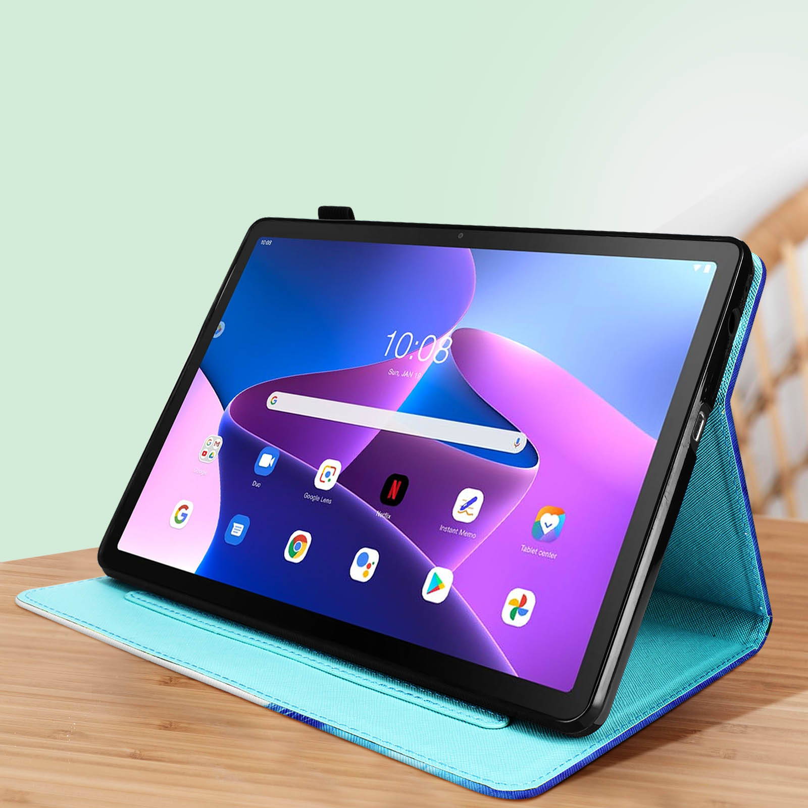 Custodia per Lenovo Tab M10 HD 2nd Gen 101 TB-X306 Ultra-sottile Cover con Funzione Supporto e Auto Sonno/Sveglia,Unicorno