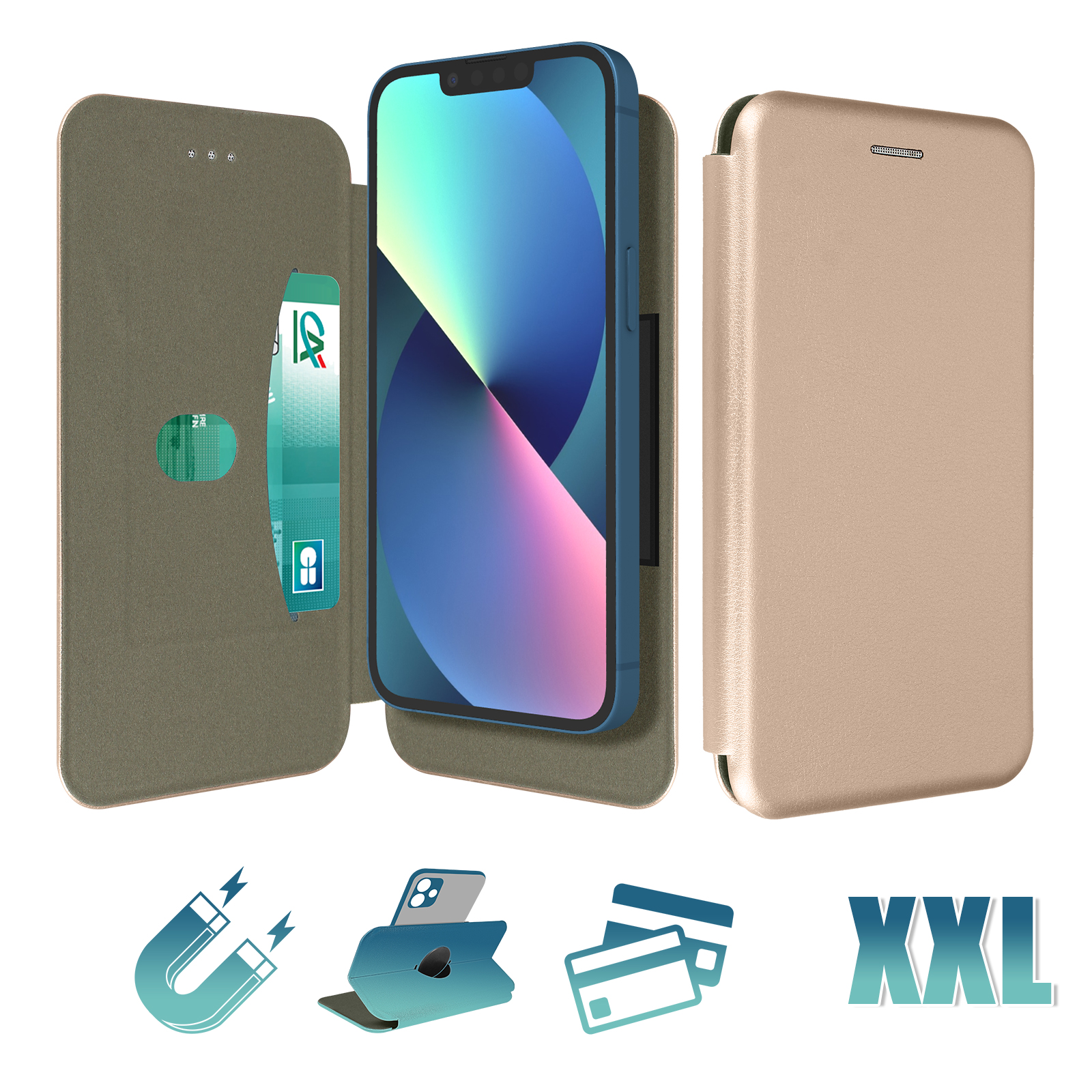 Hülle Für Sony Xperia 5 V – PU Leder Klapphülle Mit Standfunktion Und Magnetverschluss