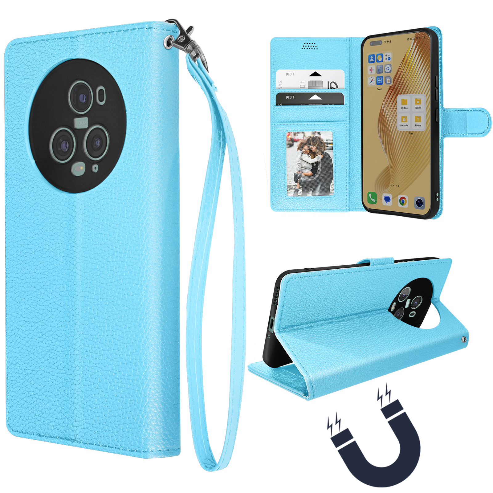 Handyhülle für Oppo A36 Schutzcase Wallet Flipstyle
