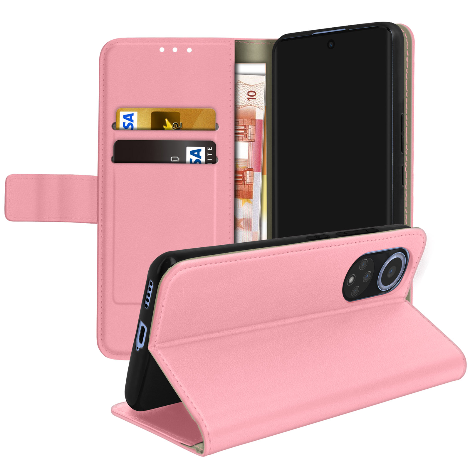 Custodia Protettiva In Silicone TPU Per Huawei Honor 50 5G / Nova 9 - Cover Completa Antiurto, Bordi Rialzati, Antipolvere - Colore Nero - 4