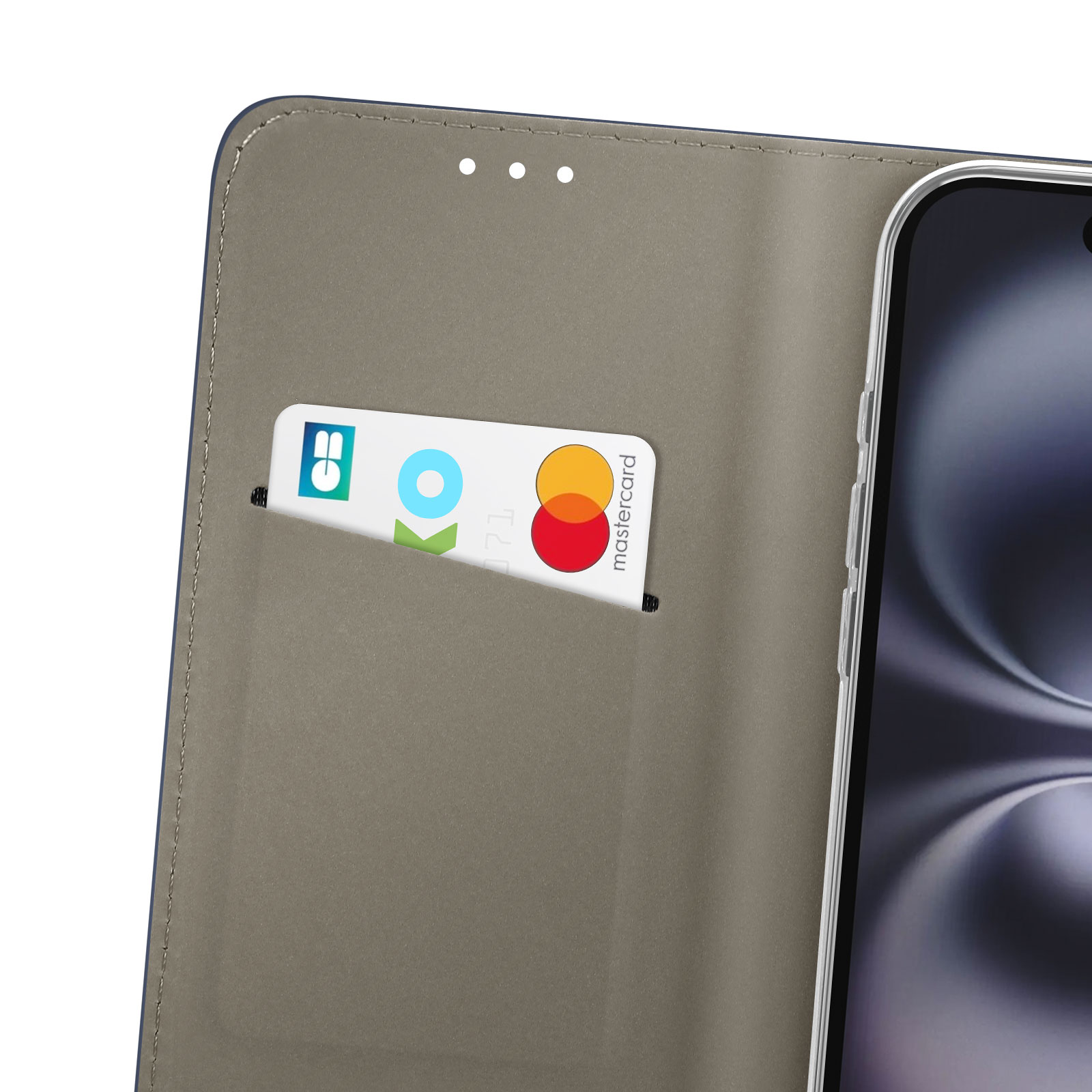 LBH Custodia A Libro Per IPhone 13 Mini: Pelle Sintetica Con Porta Carte E Supporto Magnetico
