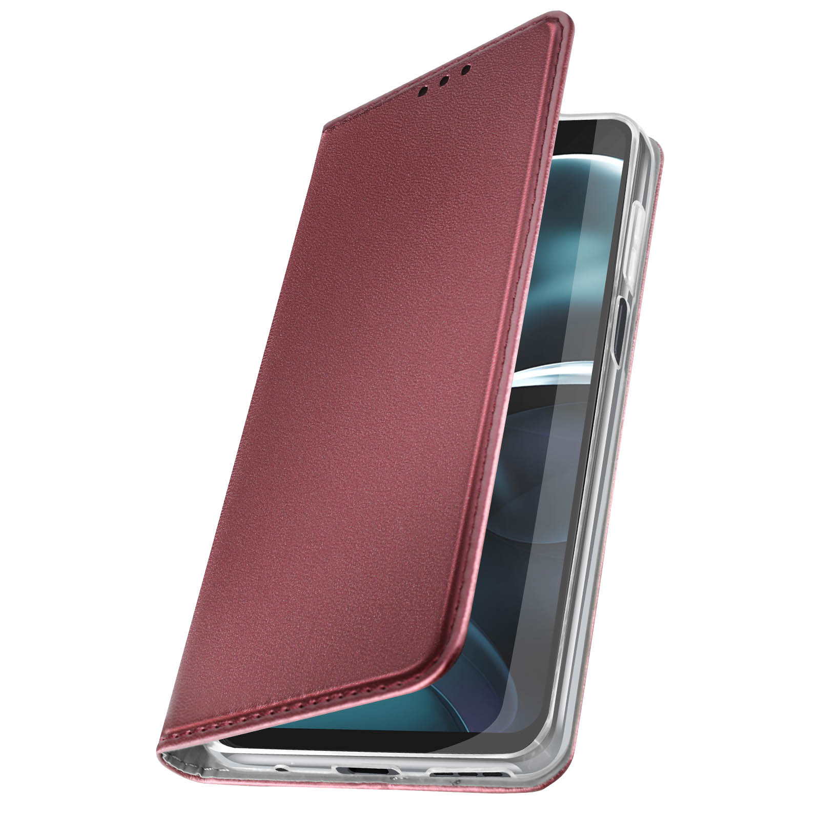 Cover Per Motorola Moto G14 – Custodia Antiurto In Silicone Morbido Con Fibra – Design Elegante Nero