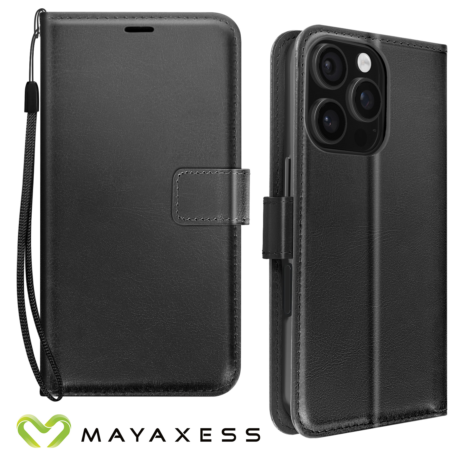 Custodia per iPhone 16 Pro Max con 3 slot per schede di credito