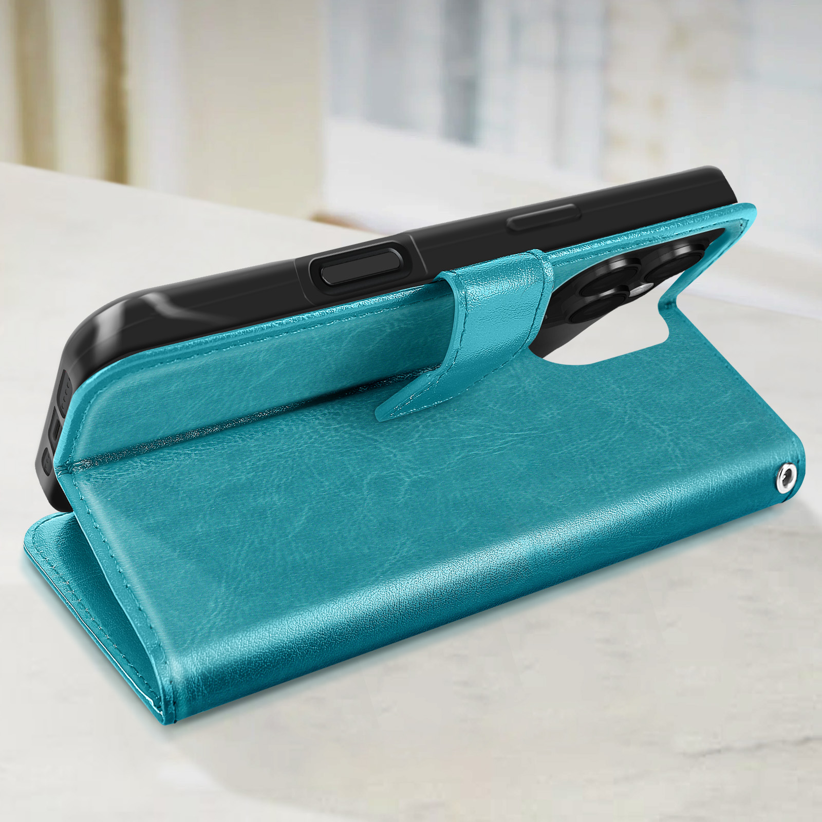 Custodia Per IPhone 16 Pro Max/Pro/Plus Con Clip Da Cintura E Cavalletto - Cocostarke, Nera, Rugged