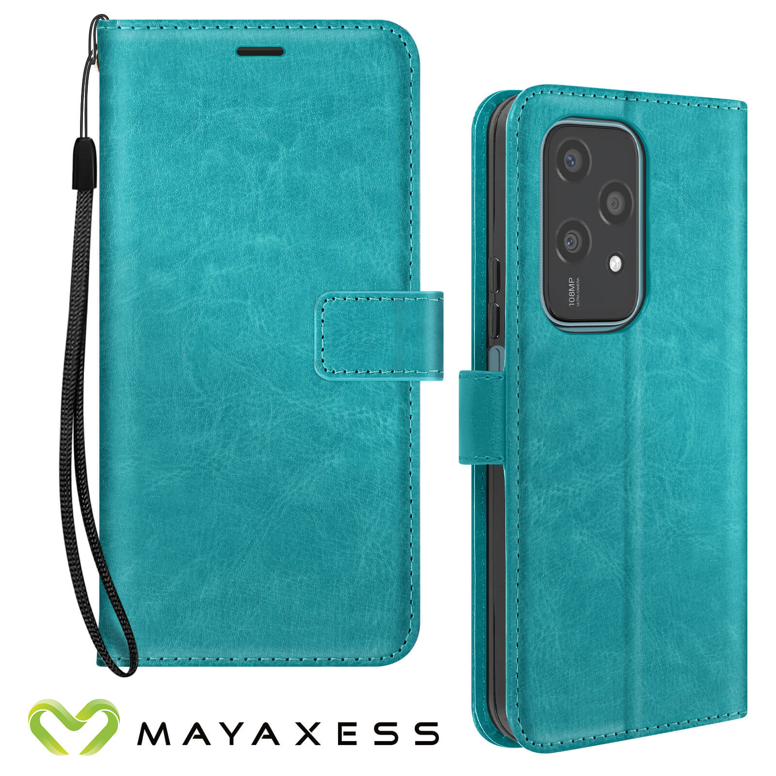 Rfvzubemok Funda De Piel Sintética Con Tapa Para Honor 200 Lite, Compatible Con Honor 200 Lite 5G, Tarjetero Y Cartera, Color Rosa
