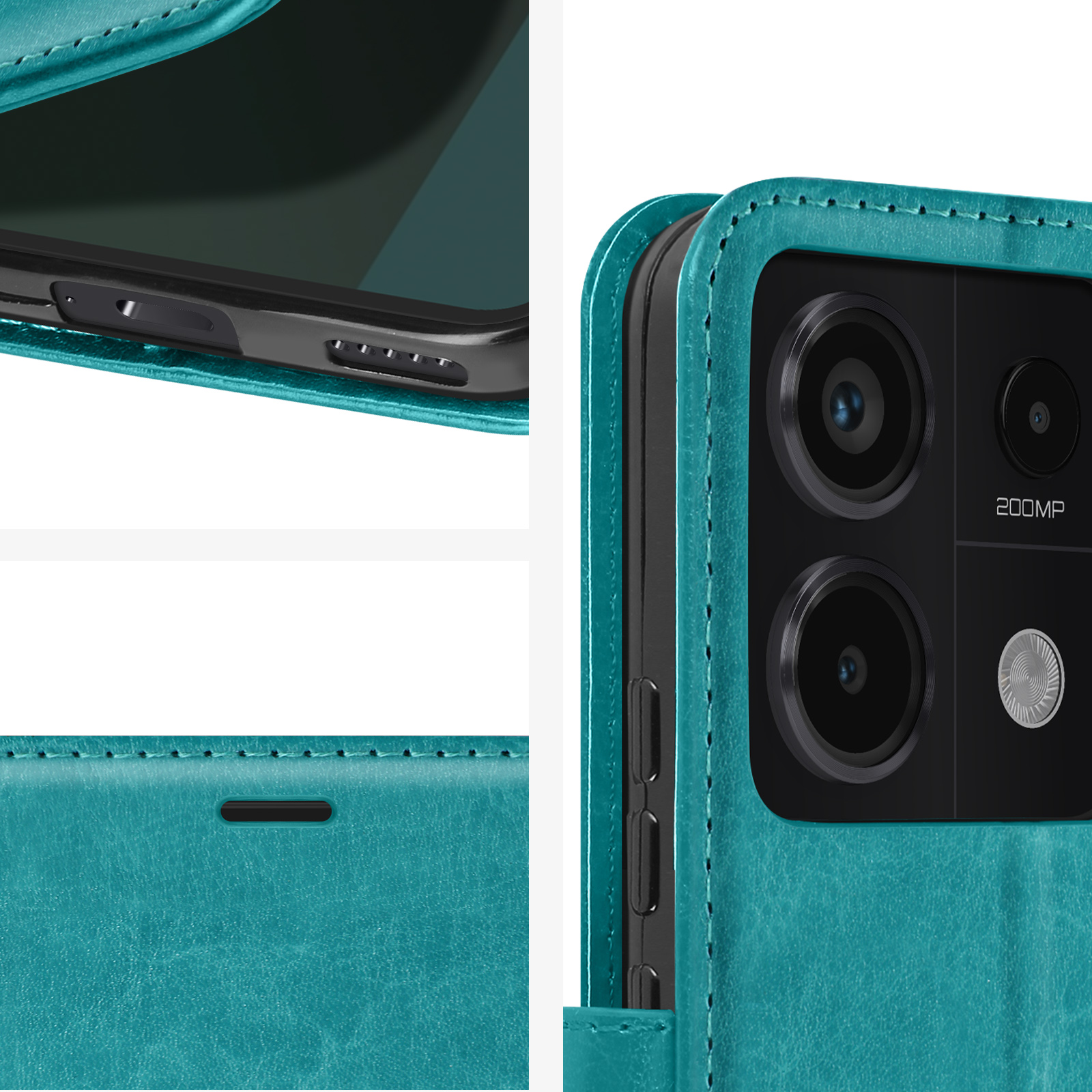 Custodia Magnetica a Libro per Redmi Note 15 14 13 Pro Plus