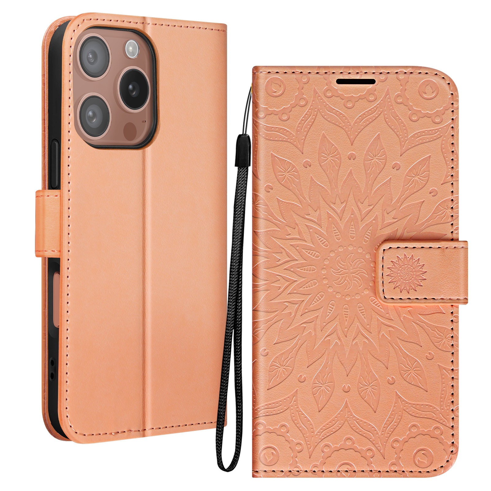 Coque pour iPhone 16 Plus Housse, Etui en Cuir PU Portefeuille Coque avec Fente Carte, Fermeture Porte Carte Credit Ticket Magnétique Flip Béquille pour iPhone 16 Plus Les Fleurs Bleues