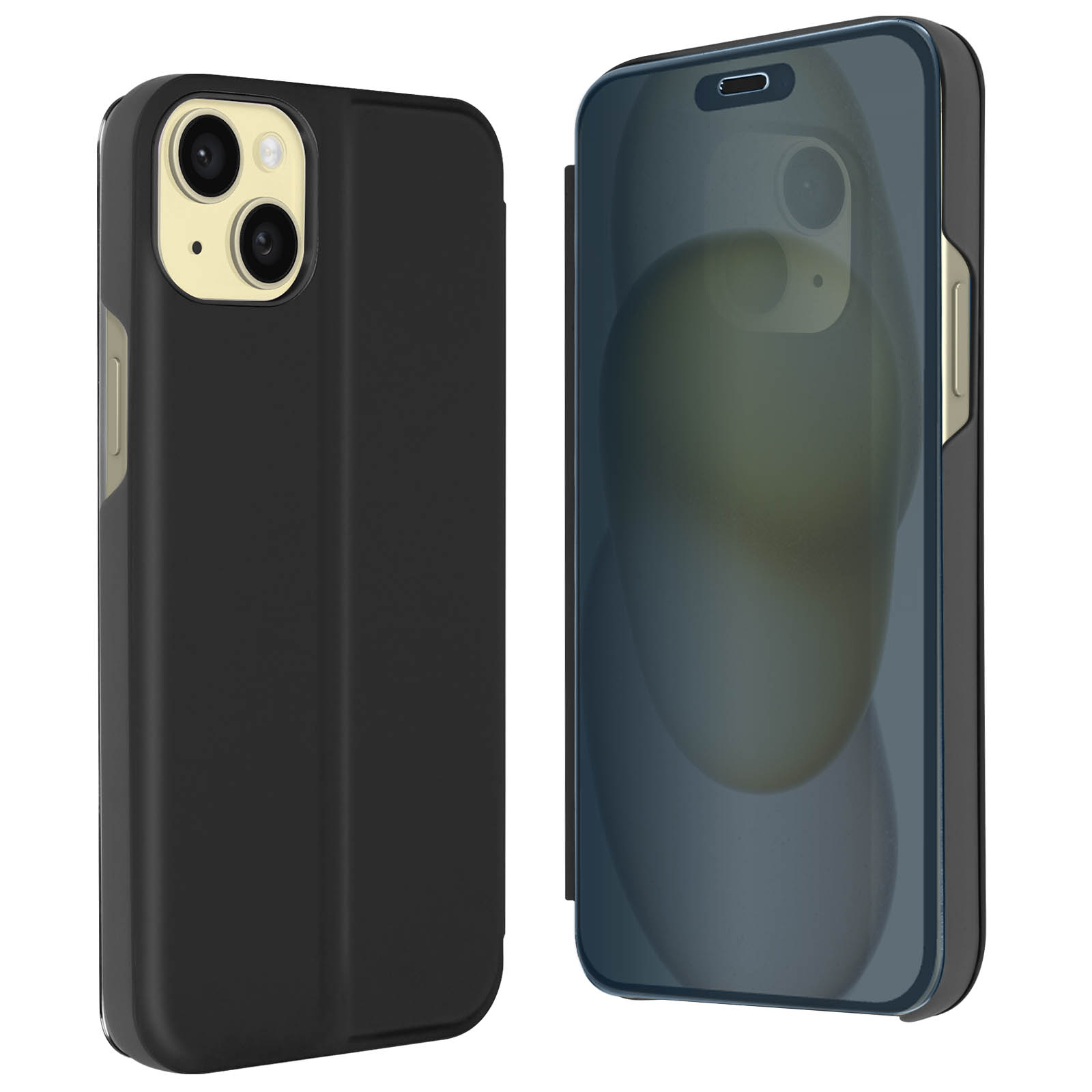 Coque Miroir Transparente Pour IPhone 11 Pro Max - Noire, Neuve EbestStar
