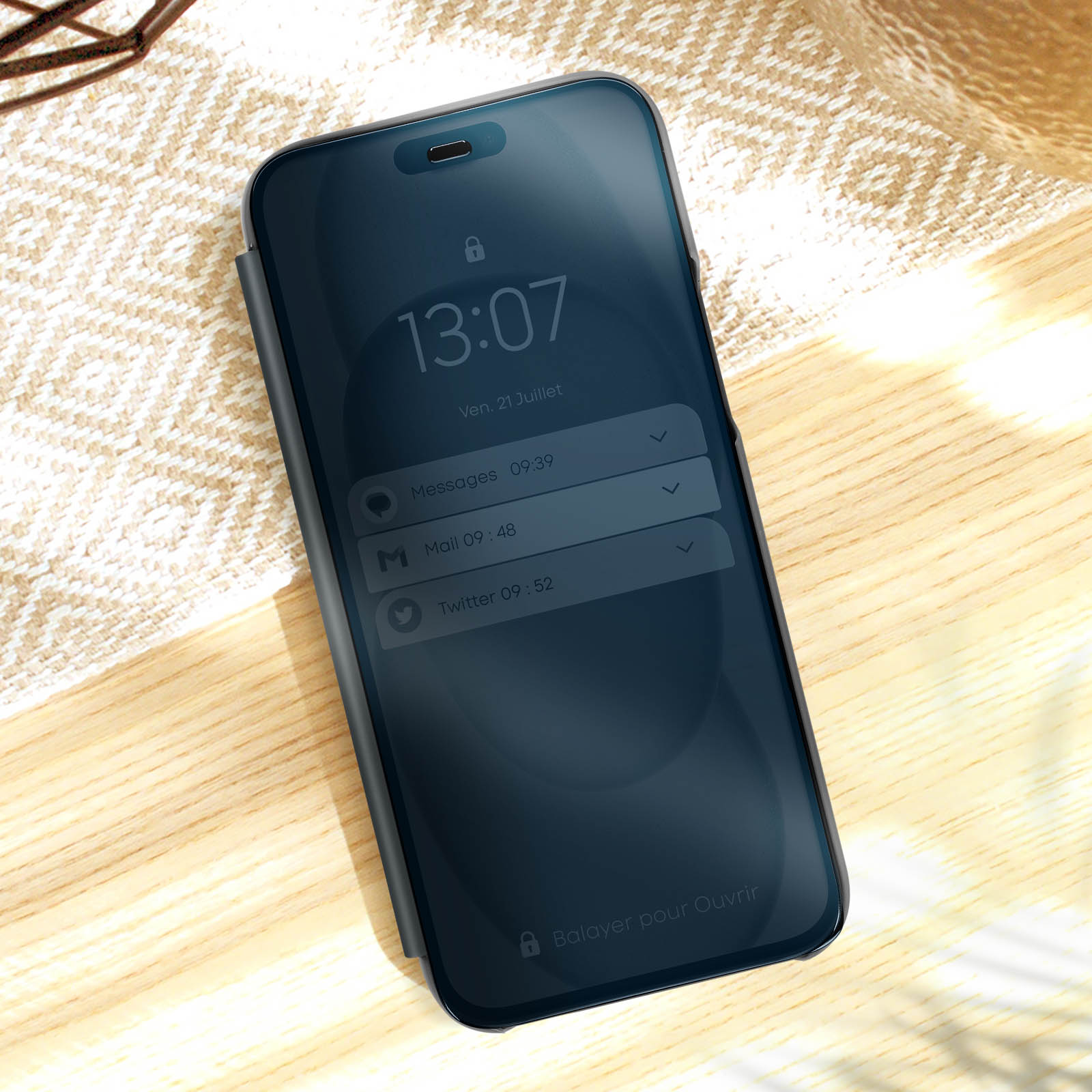 Custodia Ted Baker IPhone 15 Pro Max Con Specchio Interno E Fantasia Floreale - Nuova