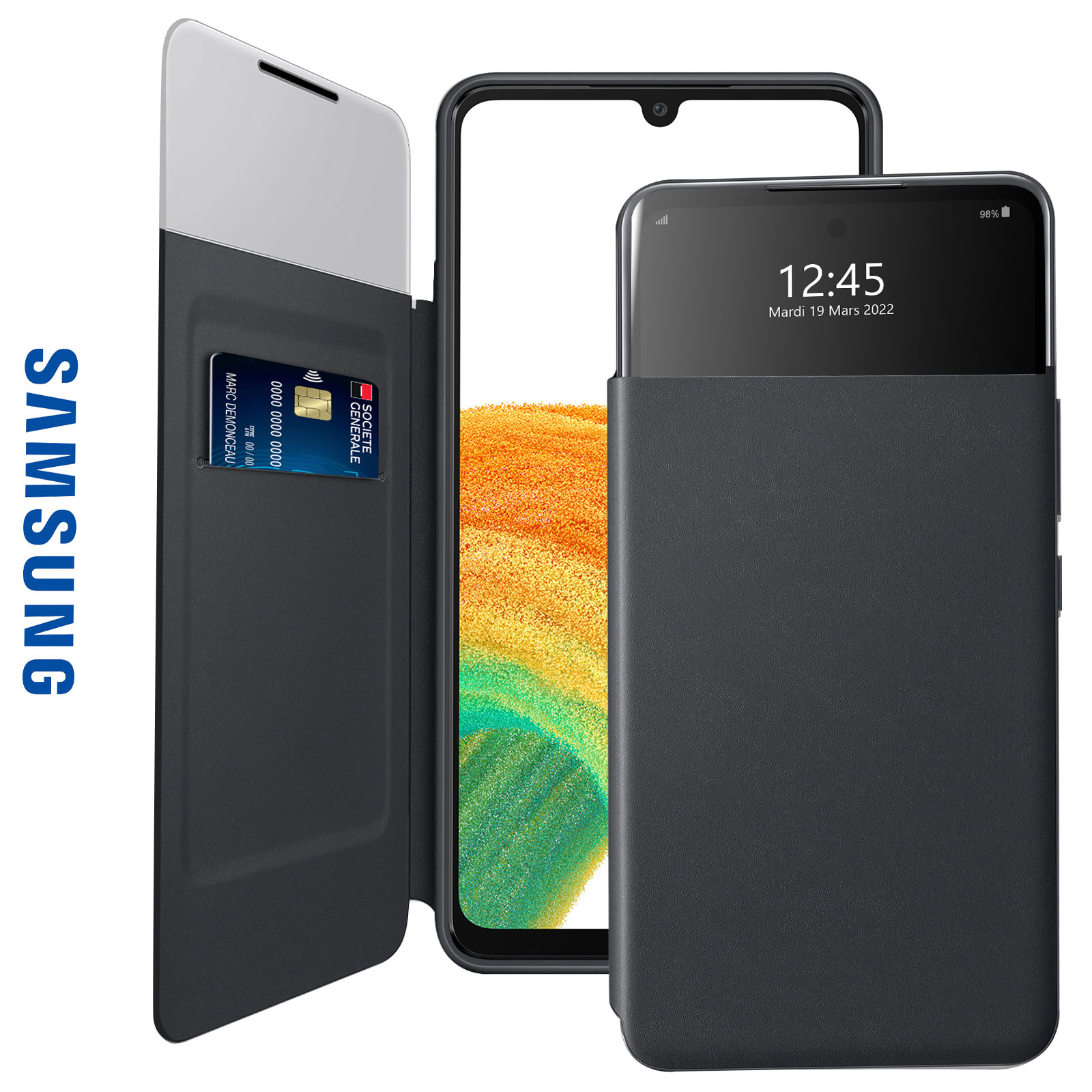 Custodia Shantime Per Redmi 9A/9AT: Pelle PU Con Finestra E Supporto, Protettiva E Stilosa