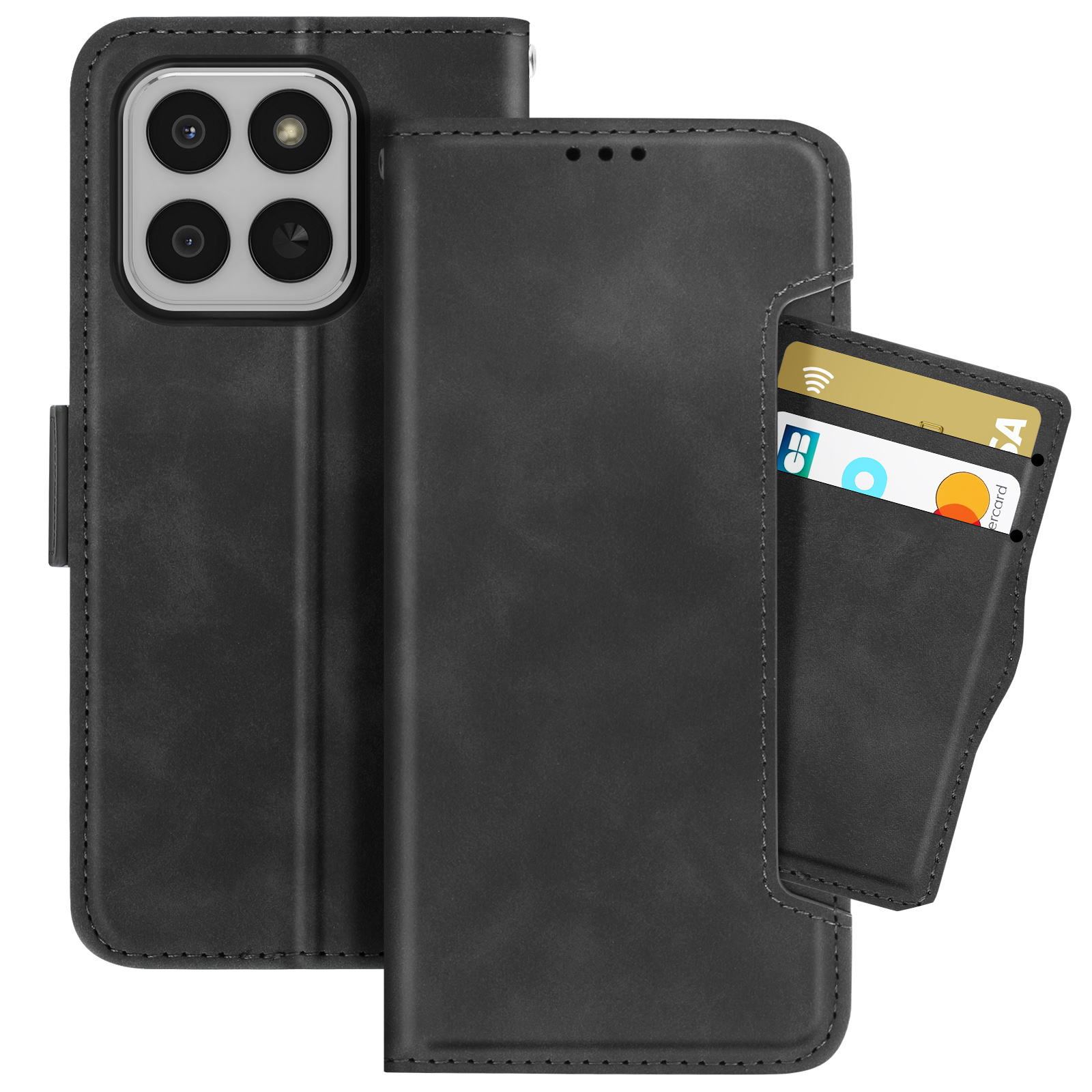 Cover per Honor 400 Pro 5G, Custodia Portafoglio in Pelle