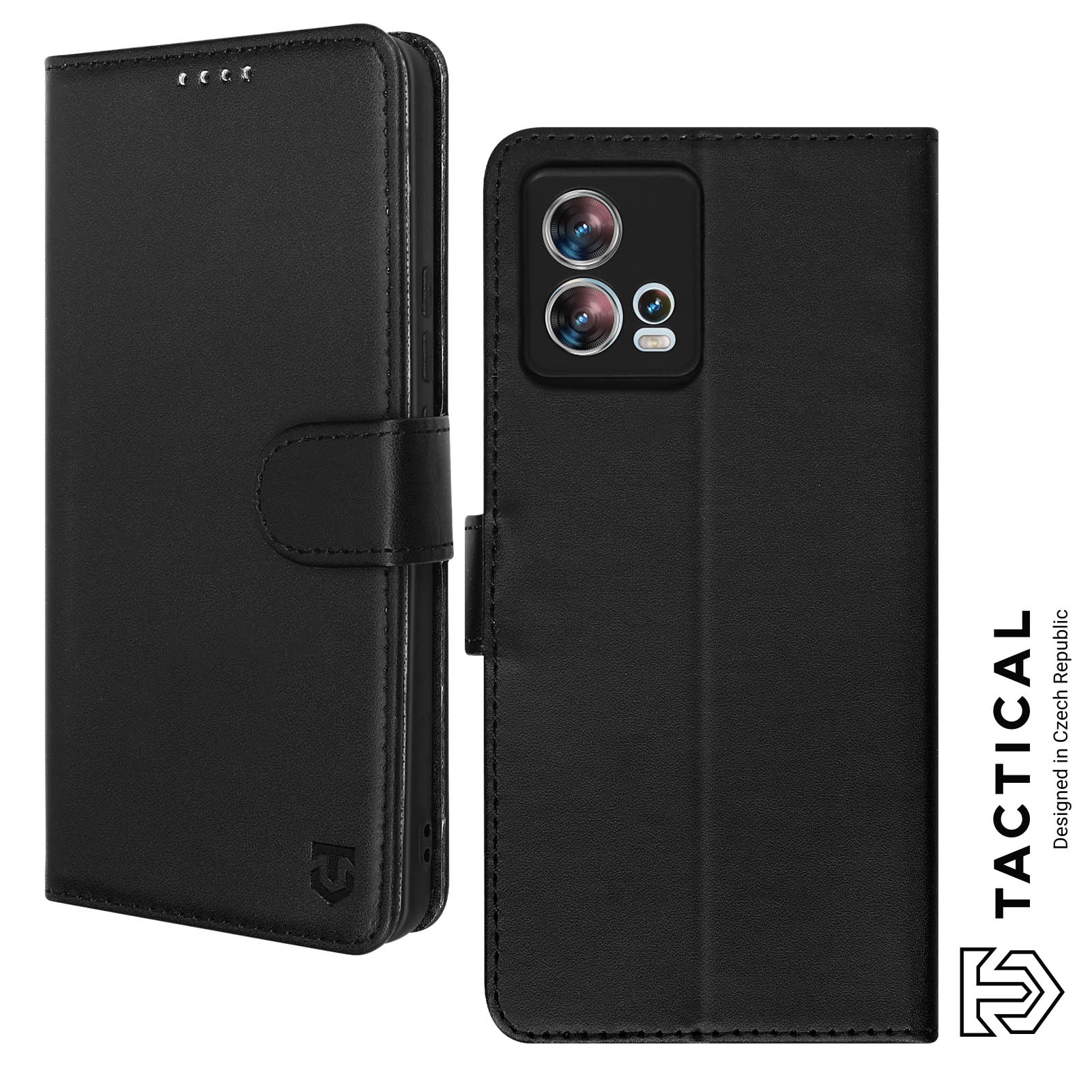 Custodia Caseswill® Per Motorola Edge 30 Fusion Con Anello E Proteggi Schermo