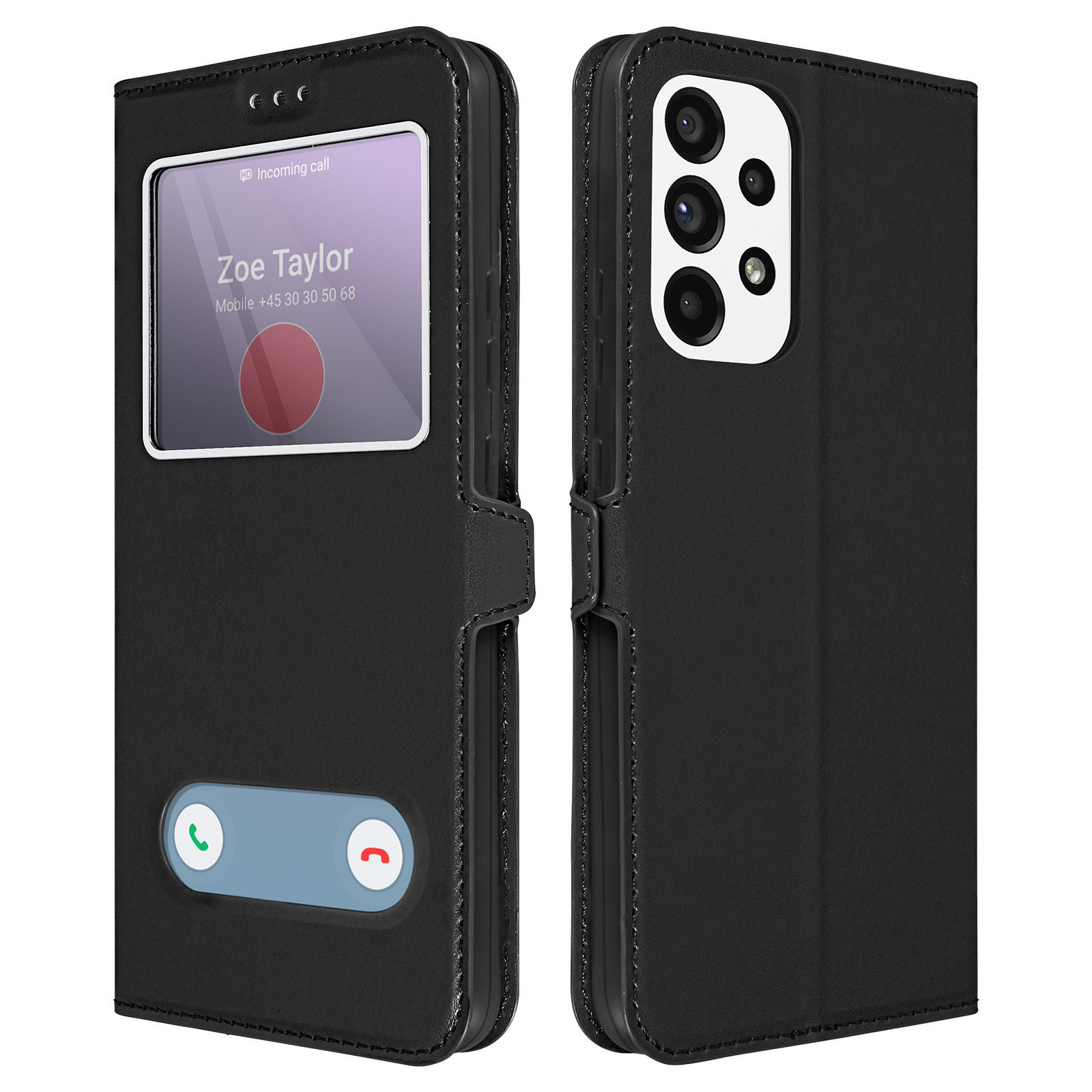 Custodia Per ZTE Blade A53/A53+ + 3 Pellicole In Vetro Temperato – Cover Morbida In TPU Nera