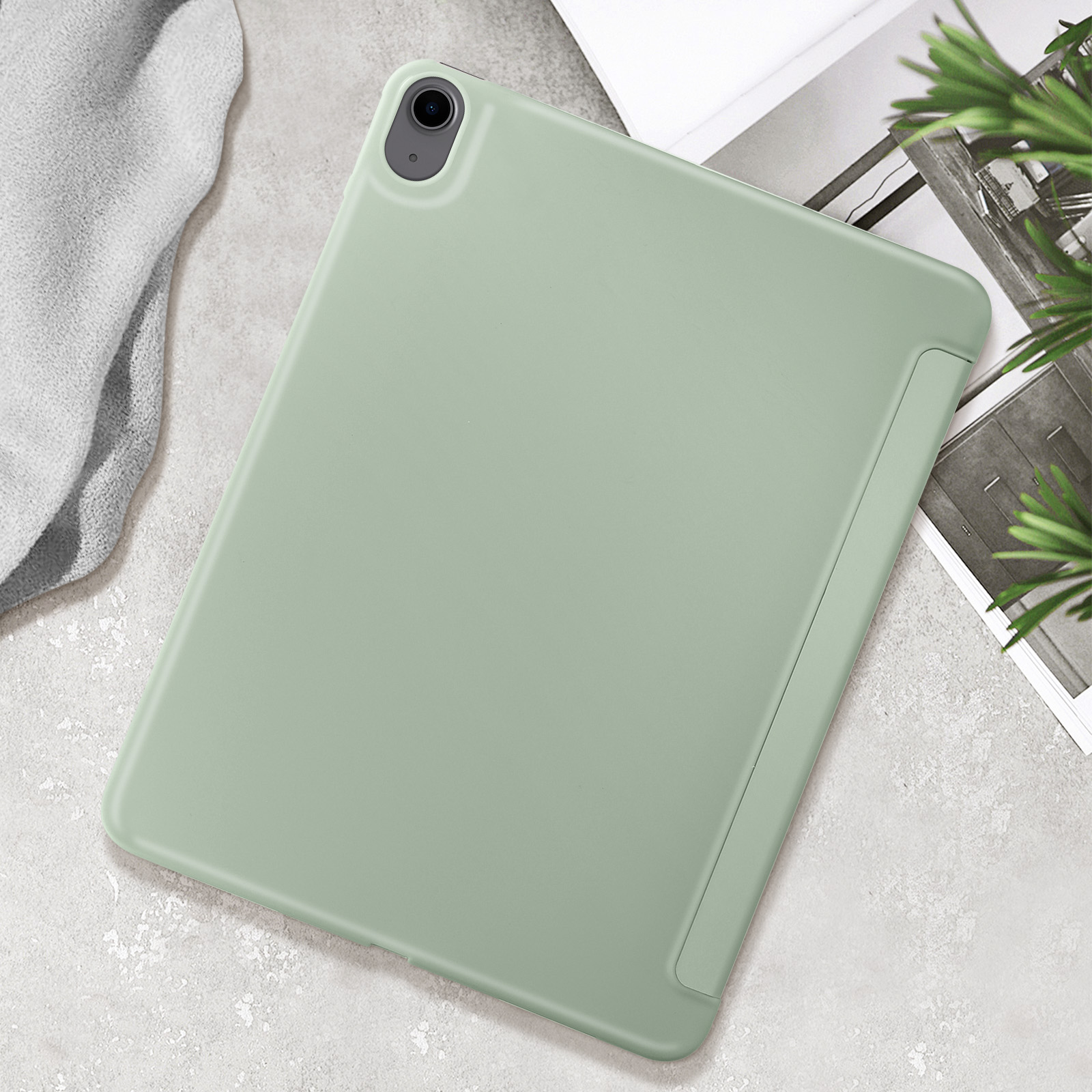 Custodia Da Viaggio Per Tablet 9-11 Pollici, Imbottita, Verde Menta, Compatibile Con IPad 10.9 (10a Gen), IPad Air 11 (M2), Galaxy Tab S9/S8