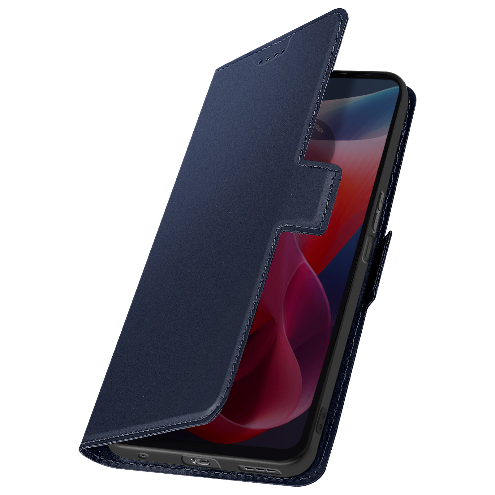 SEAHAI Cover per Motorola Moto G42, Custodia Sottile in Silicone Liquido in Gomma Gel Morbida con Fodera in Microfibra, Case Protettiva per Tutto Il Corpo Morbida al Tatto - Nero