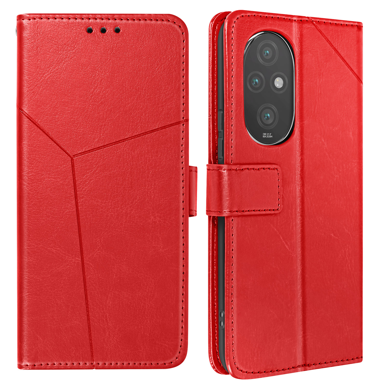 Étui Portefeuille Mayaxess Pour Honor 200 Pro - Similicuir Turquoise, Avec Dragonne, Neuf