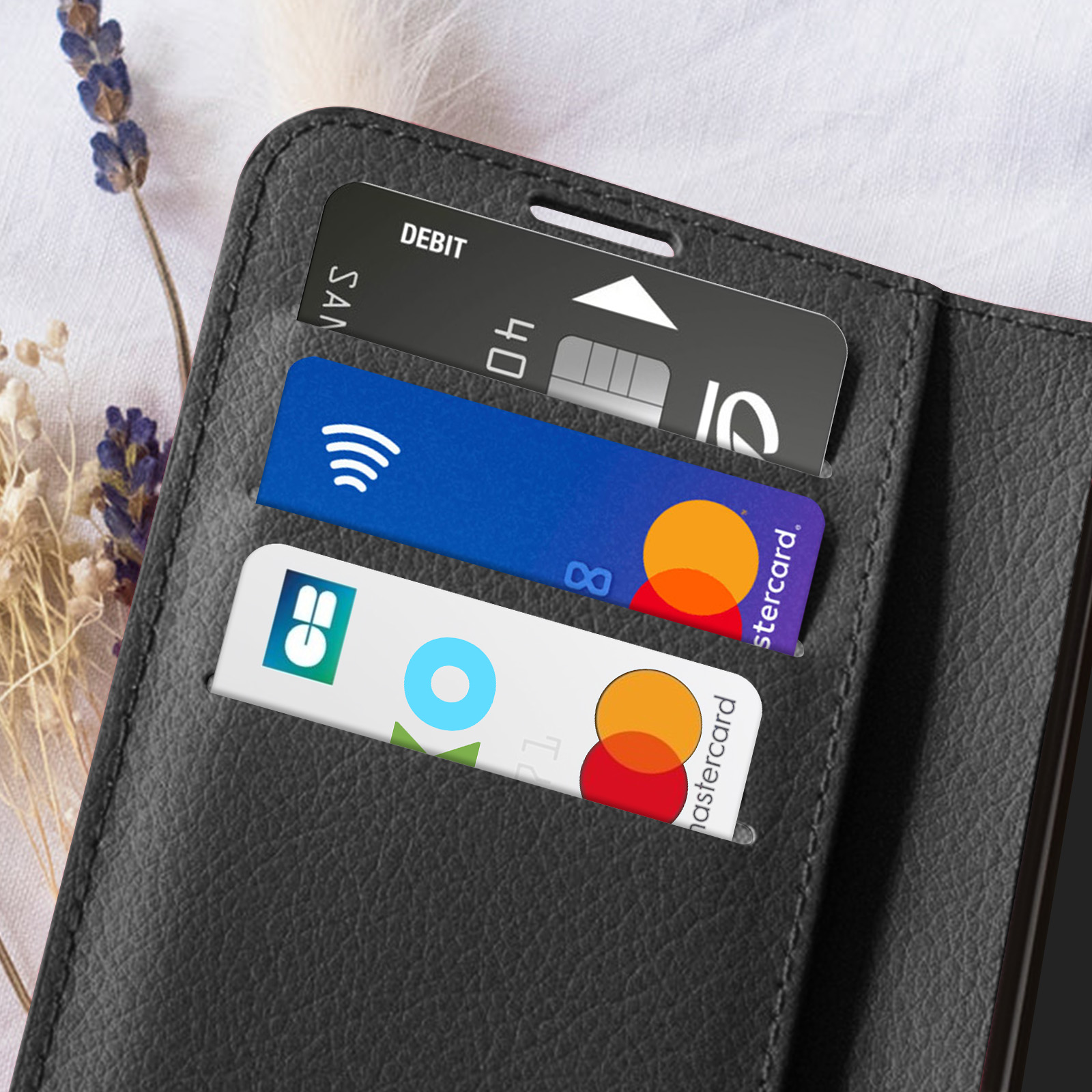 BellaCase Custodia Oneplus Nord N10 5G, Custodia in Pelle Oneplus Nord N10 5G, Custodia Flip, Magnetica Cover per Oneplus Nord N10 5G, Nero