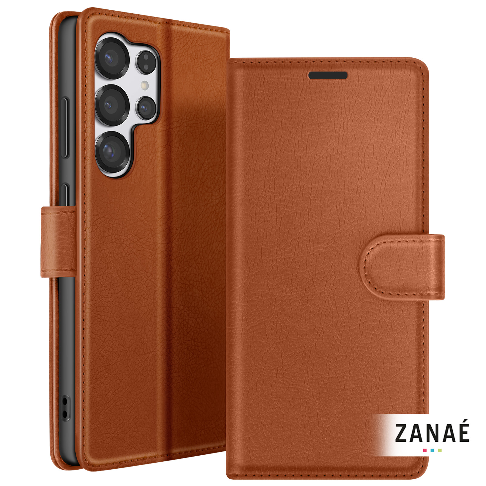 Étui Portefeuille Zanae Desire 825 Marron
