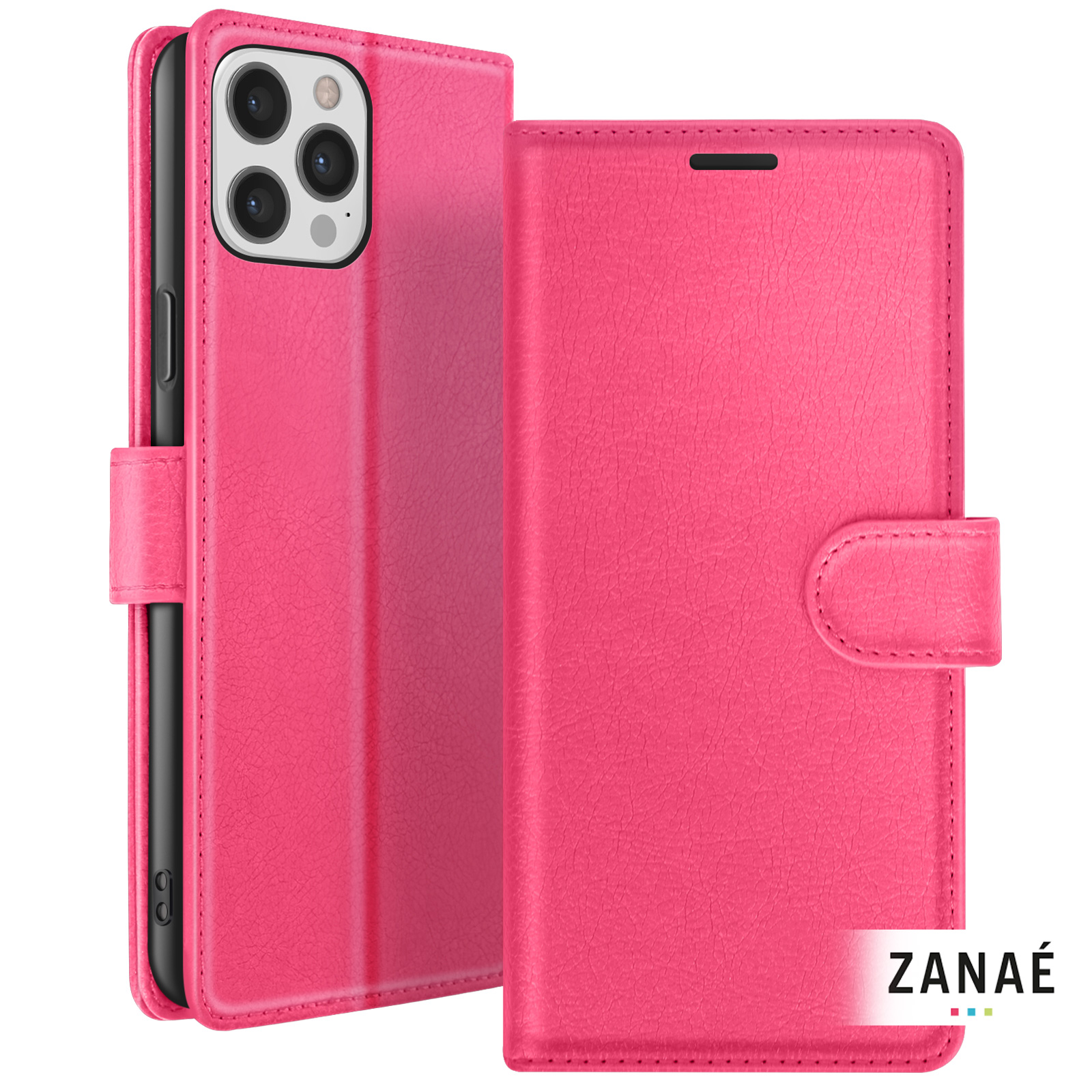 MyGadget Flip Case Pour IPhone 12 Pro Max - Coque Clapet Détachable Magnétique PU Cuir Support - Housse Portefeuille Book Cover Bleu Foncé