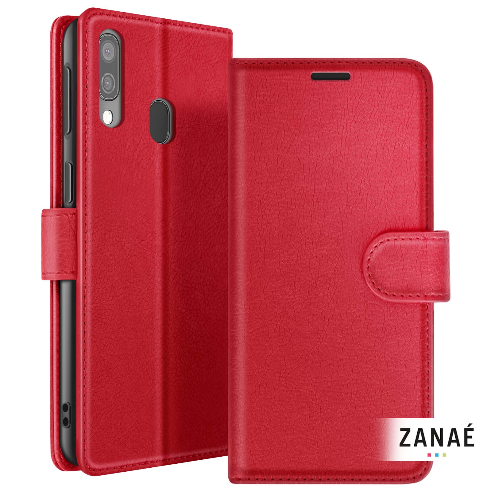 Étui Portefeuille Zanae Galaxy Note 5 Rouge