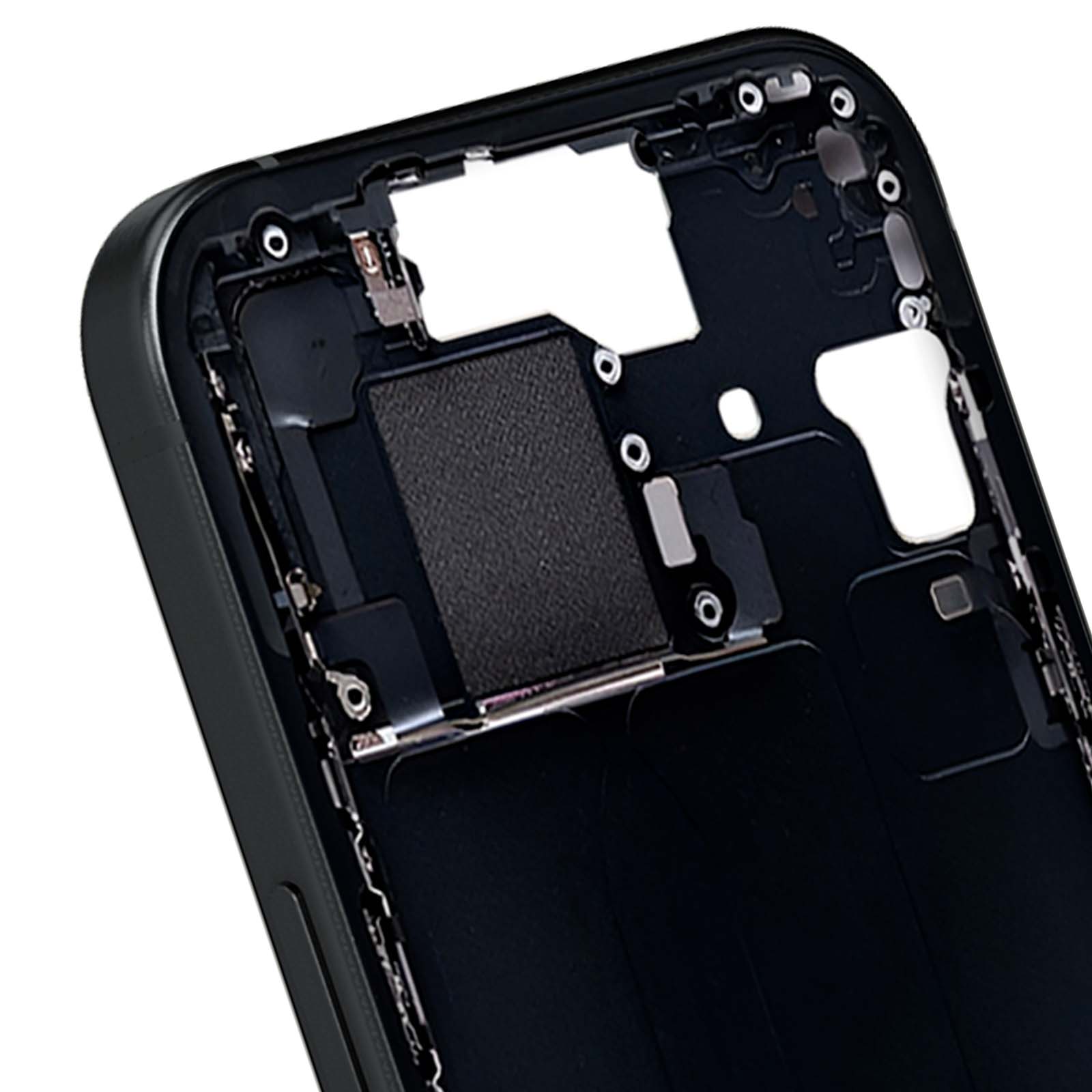 Châssis Central iPhone 15 - Noir - Français
