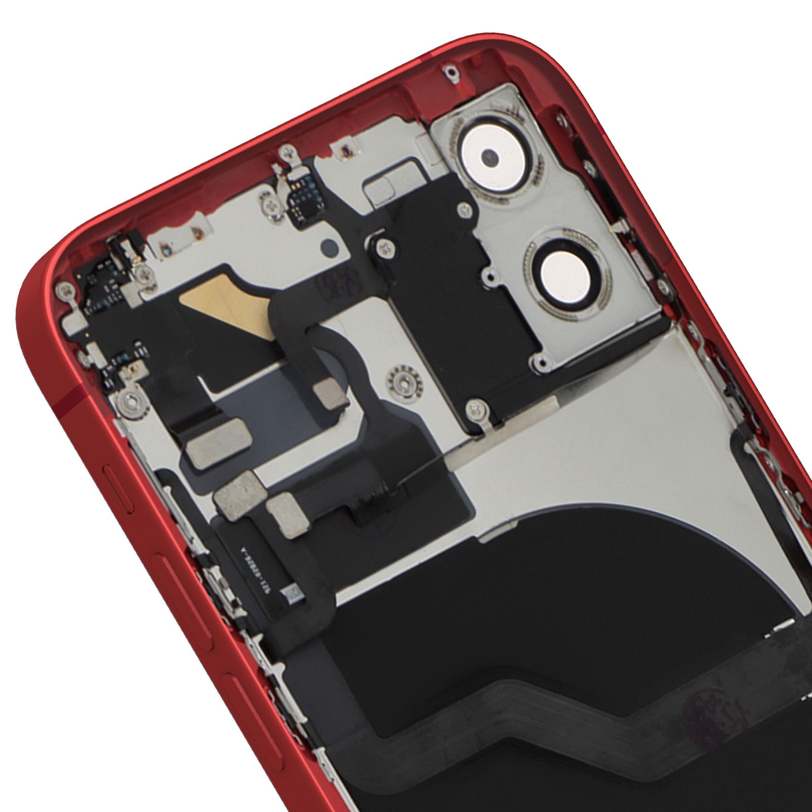 Châssis Pré-monté IPhone 12 Mini Rouge - Boîtier De Rechange Neuf, Compatible Apple