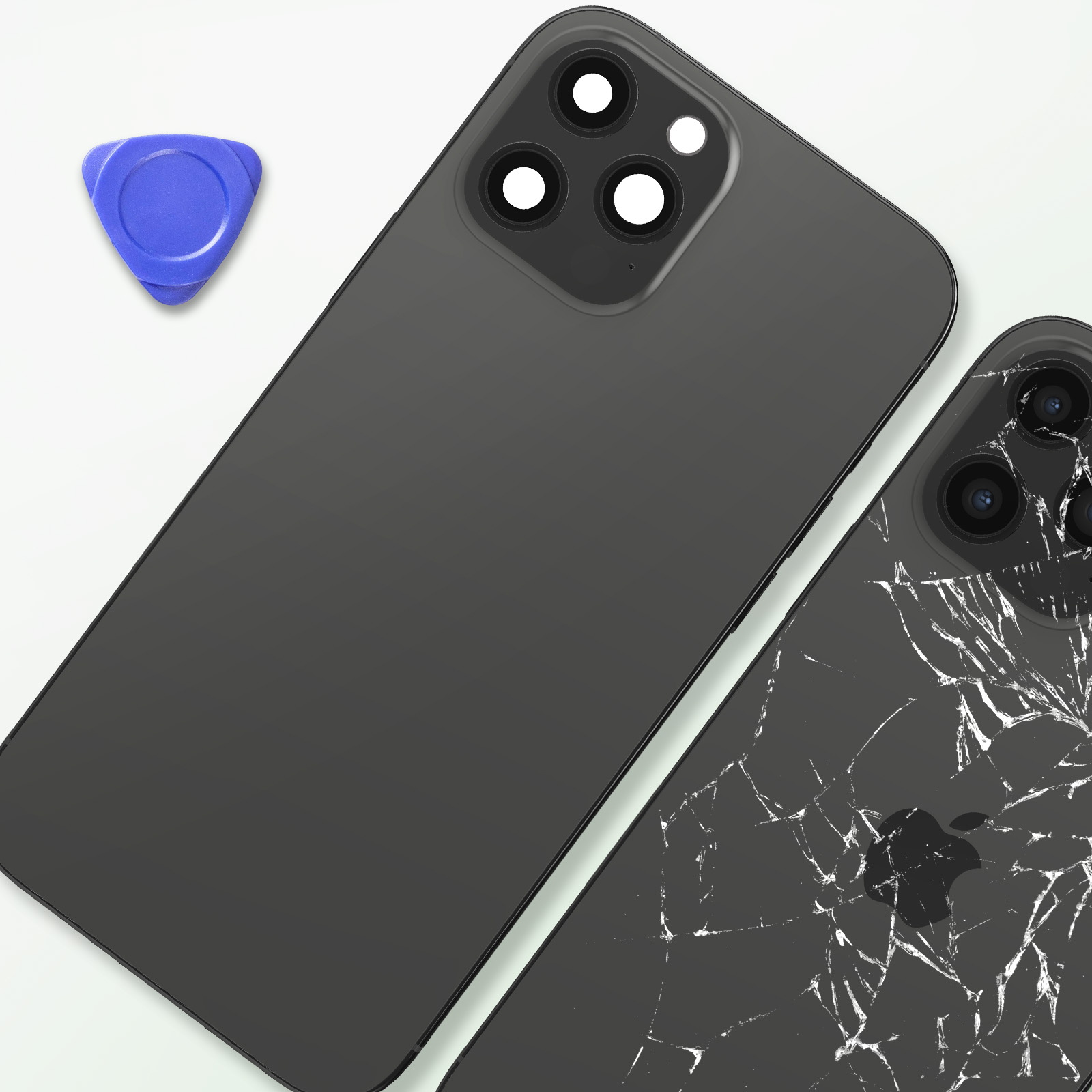 Châssis Arrière Avec Vitre Pour IPhone 12 Pro Max - Couleur Graphite - Neuf Générique - Pièce De Rechange