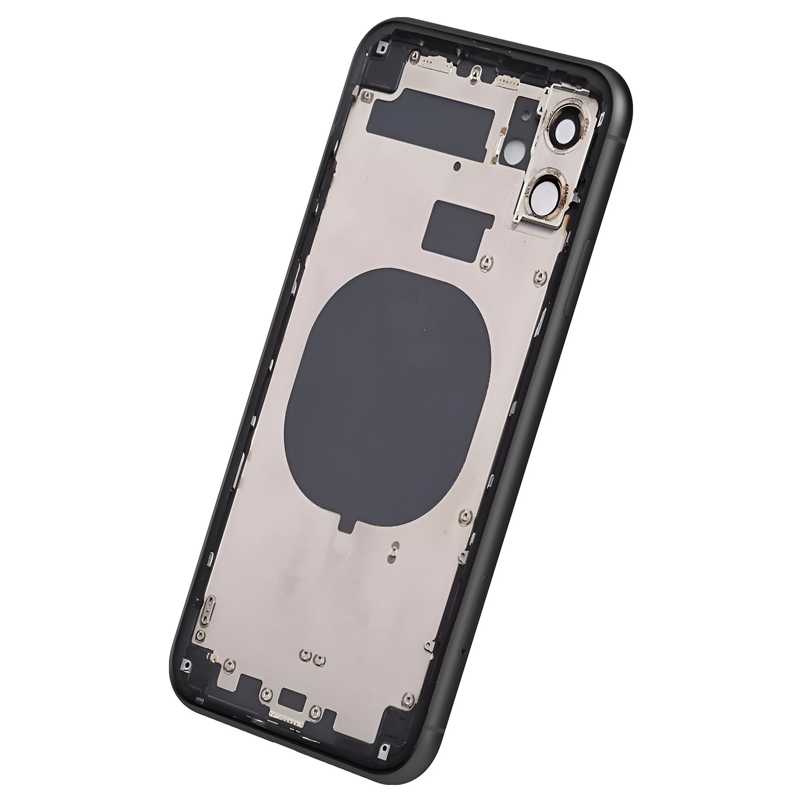 Châssis Arrière Vitre IPhone 11 + Coque + Tiroir SIM - Rouge - Remplacement Complet