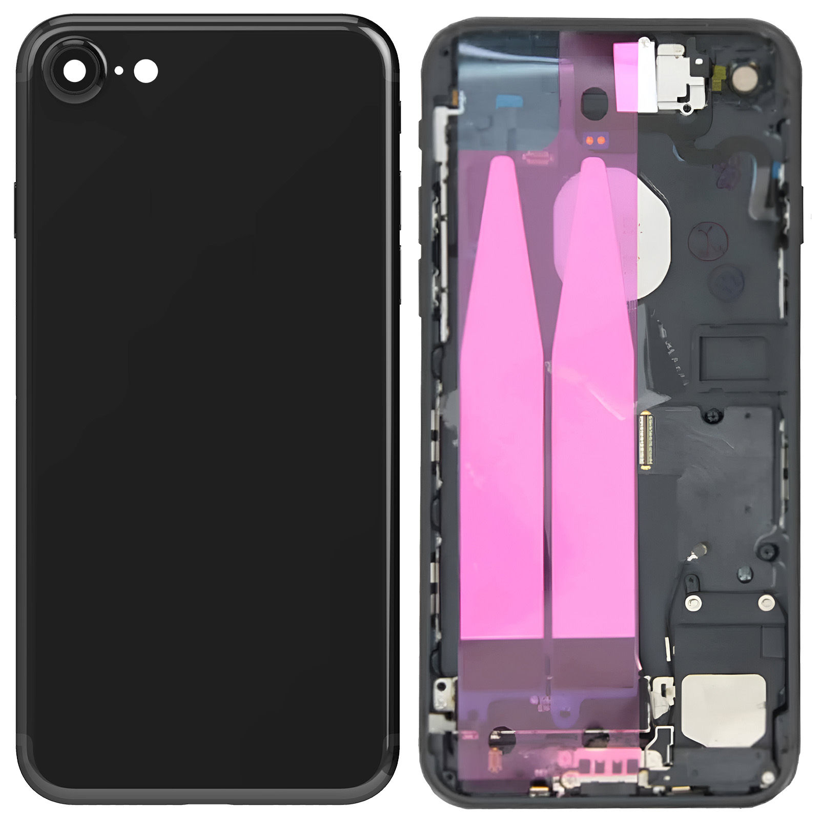 Coque Arrière Pour IPhone 8 – Or Rose – Châssis Tel – Occasion (État Photo)