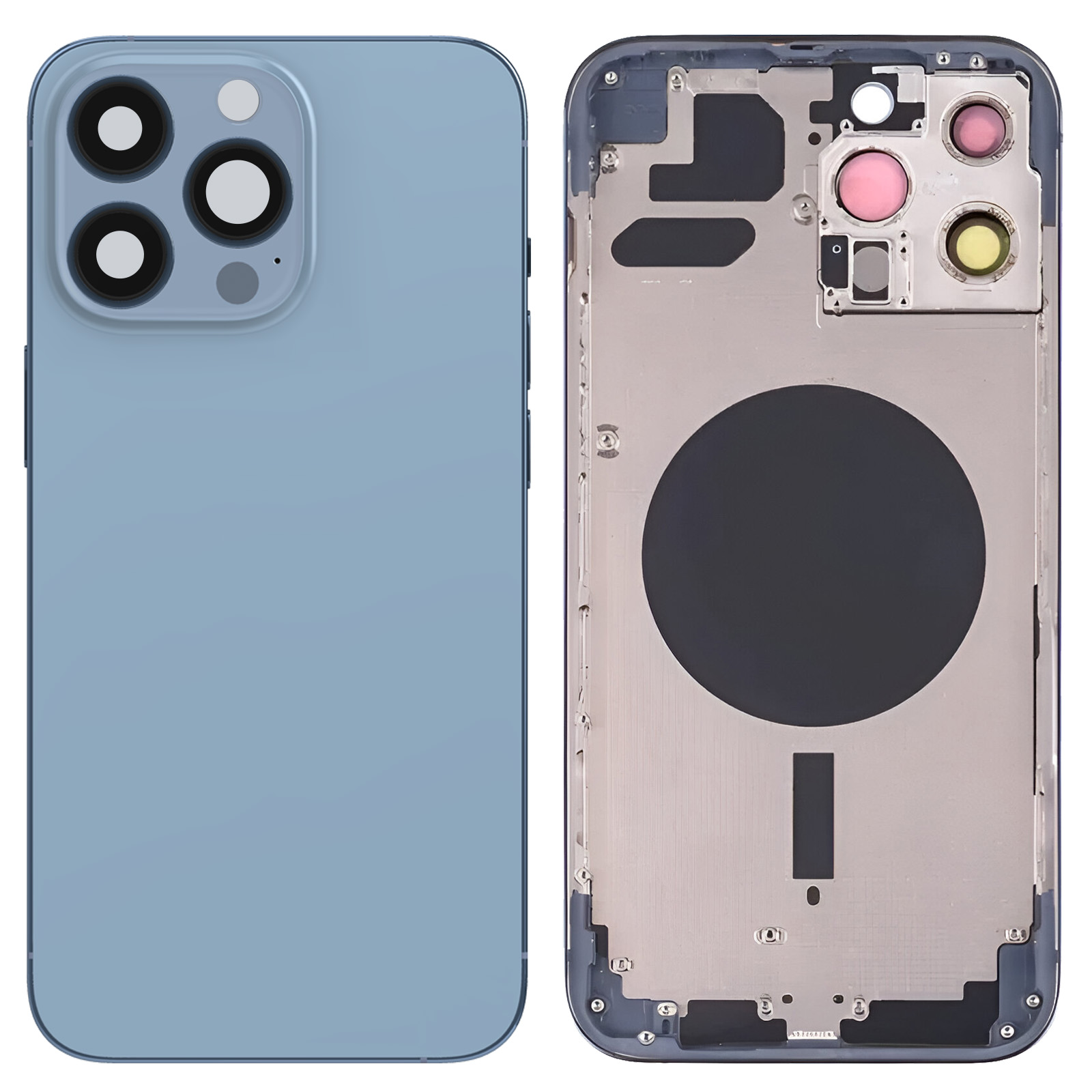 Vetro Temperato IPhone 13 Kit Vetro Temperato Per IPhone 13/12 Pro Max - Protezione Anteriore, Posteriore E Fotocamera Schermo E Fotocamera Vetro 9H - Foto 9