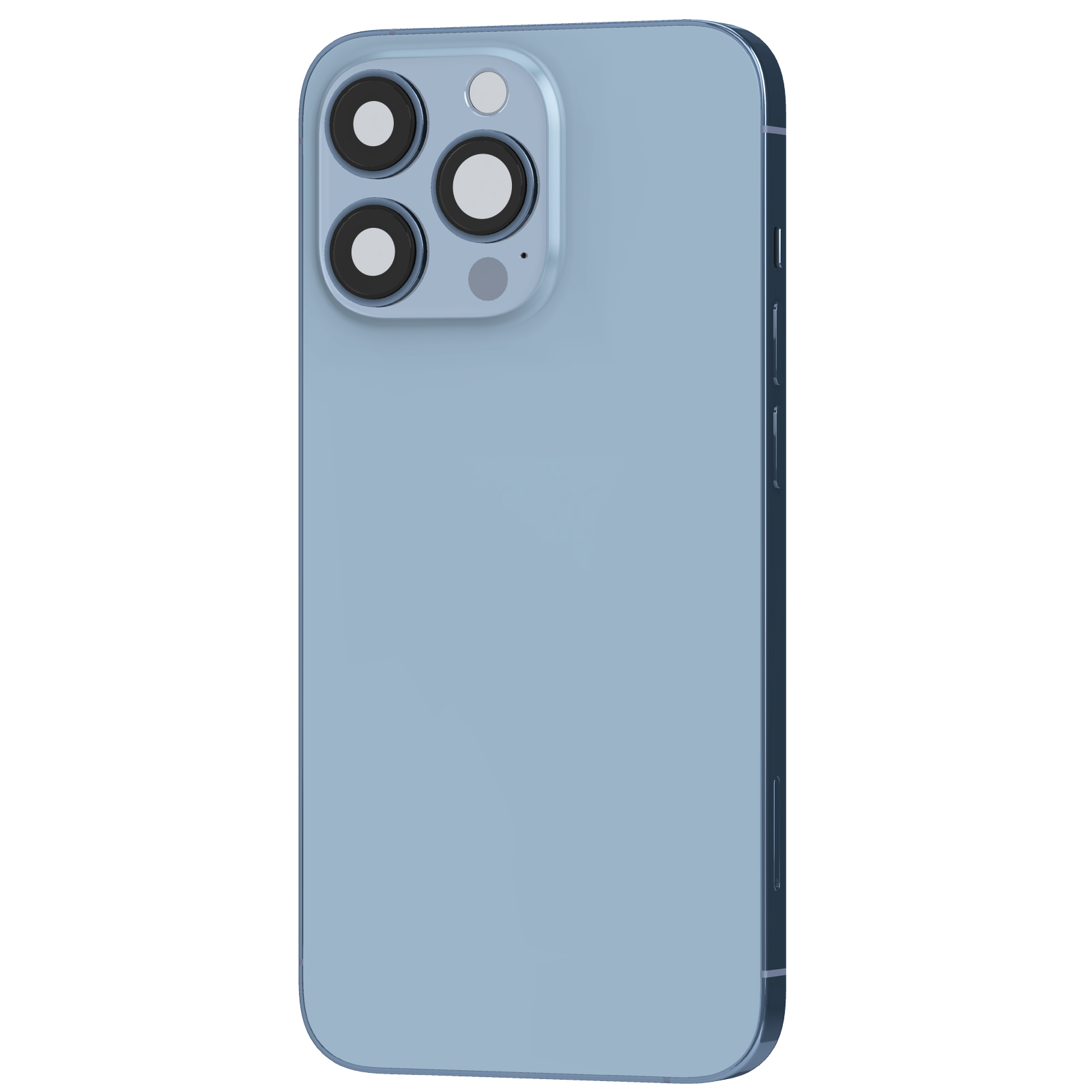 Châssis Arrière Semi-Complet IPhone 13 Mini - Couleur Bleu - Avec Vitre Arrière