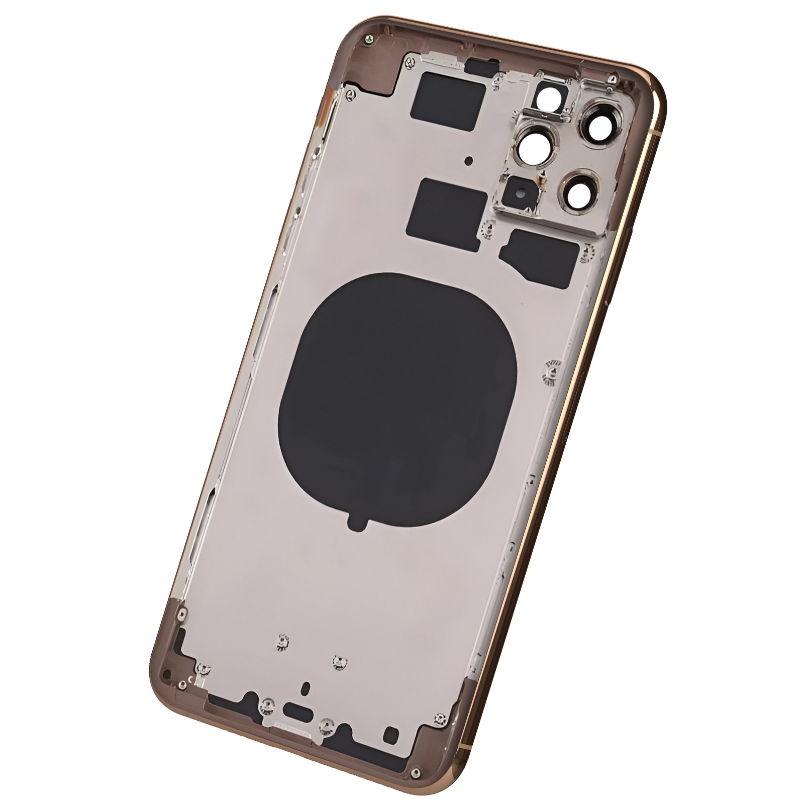 Chassis remplacement pour iPhone 11 PRO Blanc - Chassis Coque nu + COLLE - - Pièces et Outils