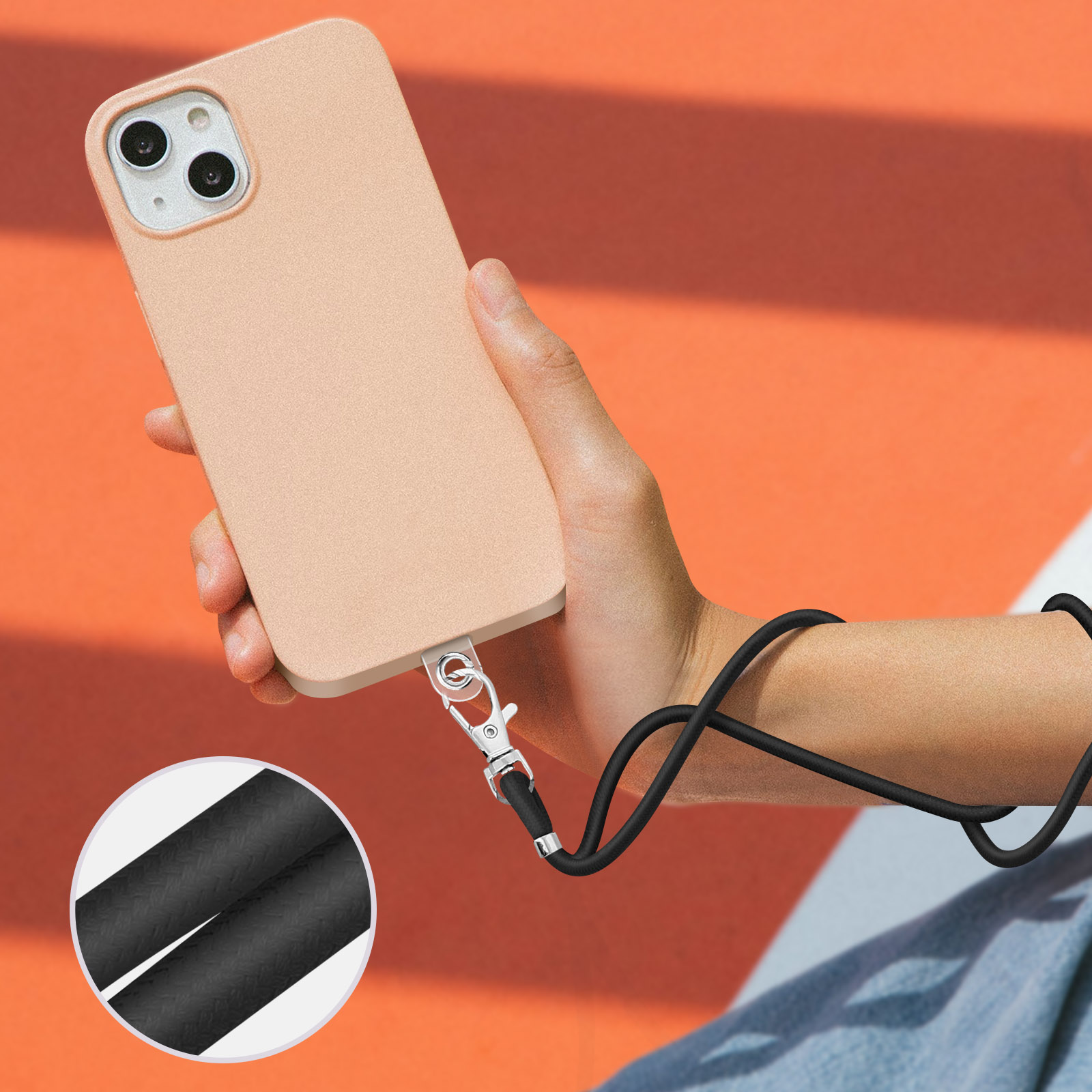 Pratica Catena Per Cellulare IPhone 11; Custodia Per Cellulare Con - Foto 4