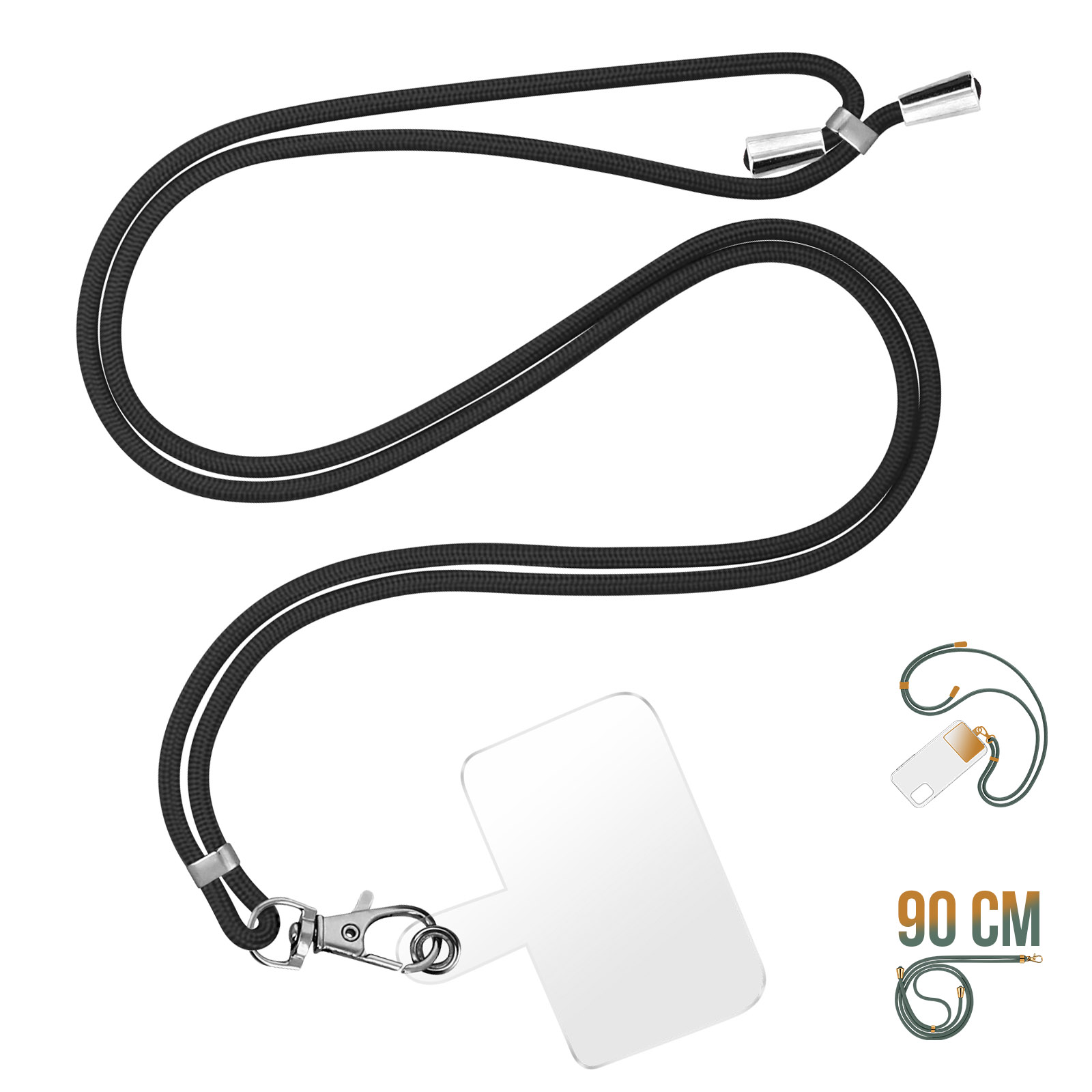FROMCEO Cordon de téléphone réglable / sangle de poignet