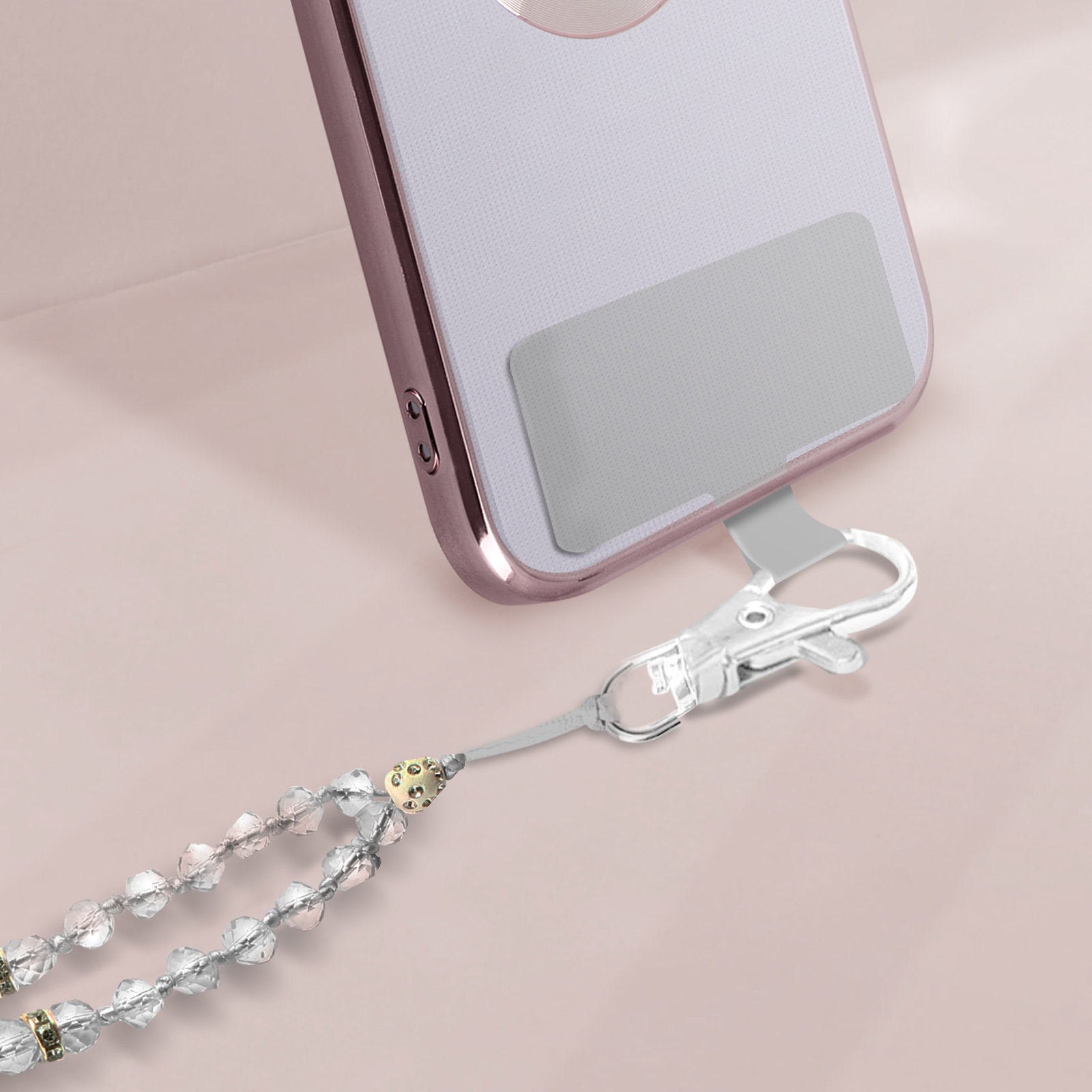 3 Cordini Per Telefono Universali Regolabili – Cinturino Da Collo In Poliestere Con Clip Metallica, Compatibili Con La Maggior Parte Delle Custodie (Nero, Grigio, Bianco) - 5